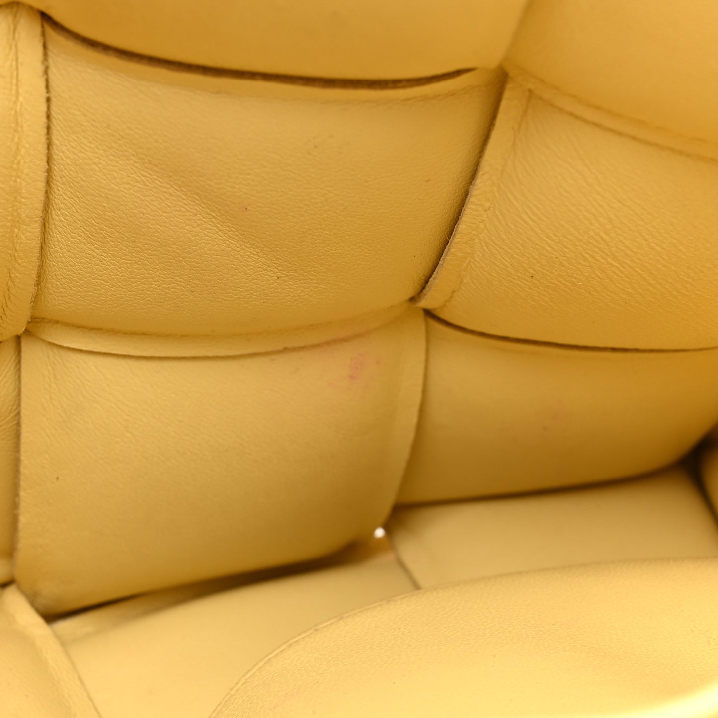 Lambskin Maxi Intreccio Padded Chain Cassette Crossbody Bag Corn