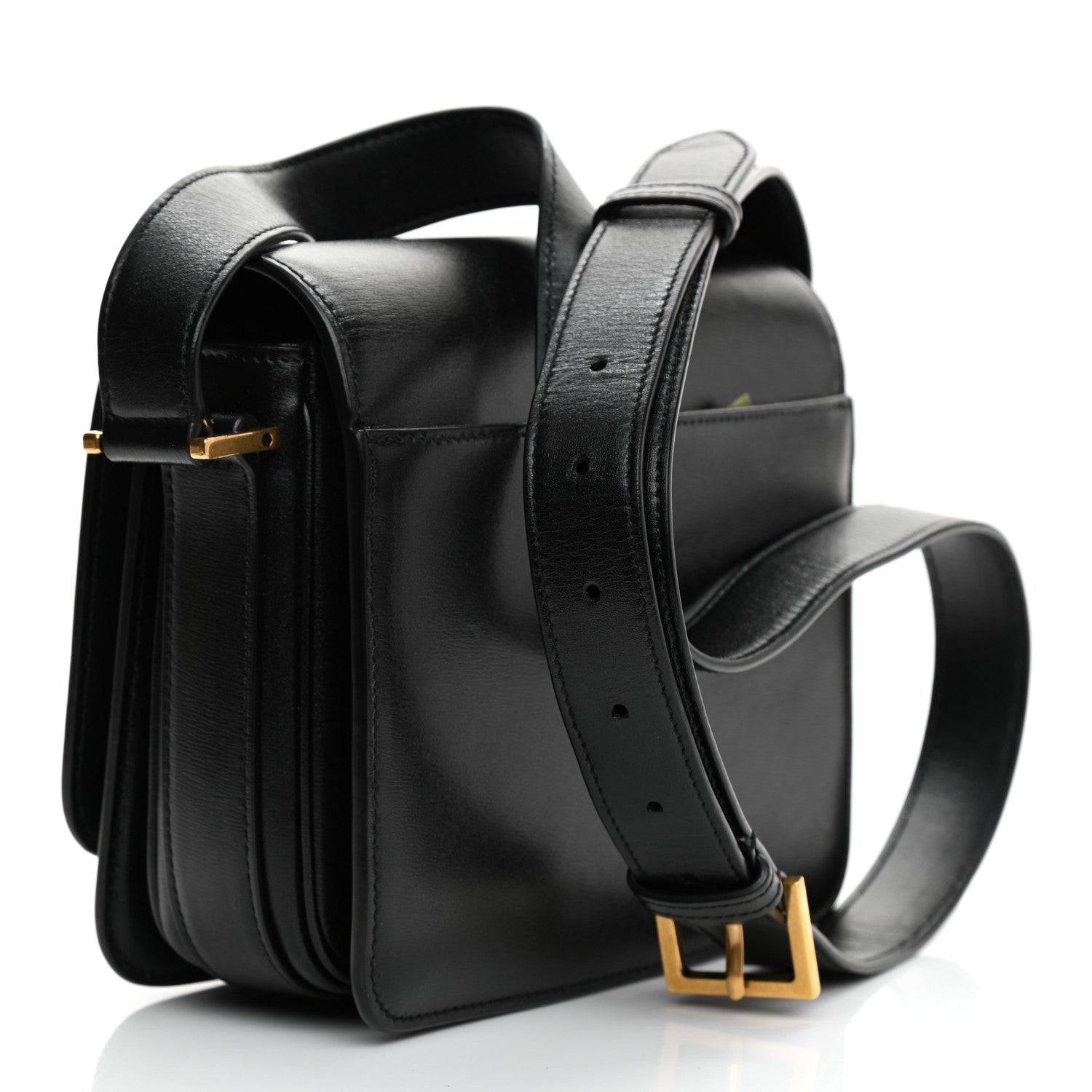 Saint Laurent Calfskin Le 61 Shoulder Bag Black 3 of 7