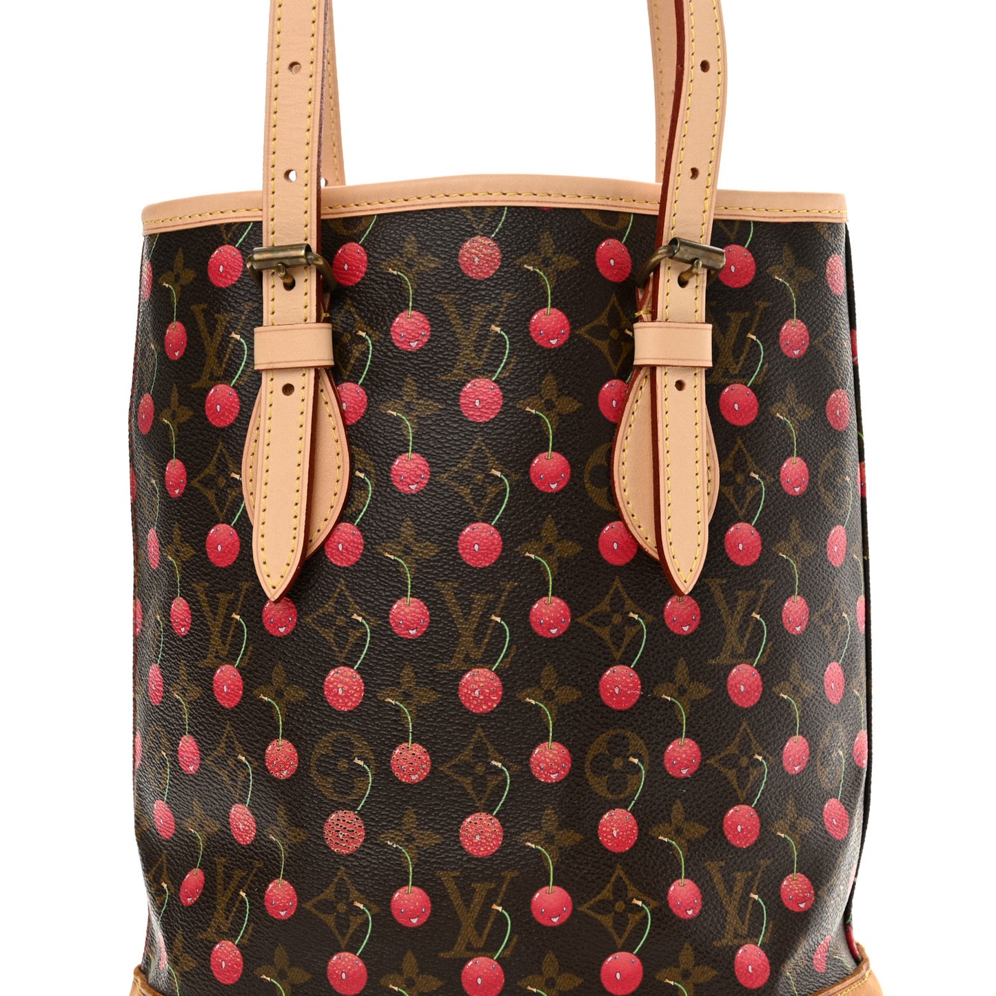 Monogram Cerises Bucket Bag