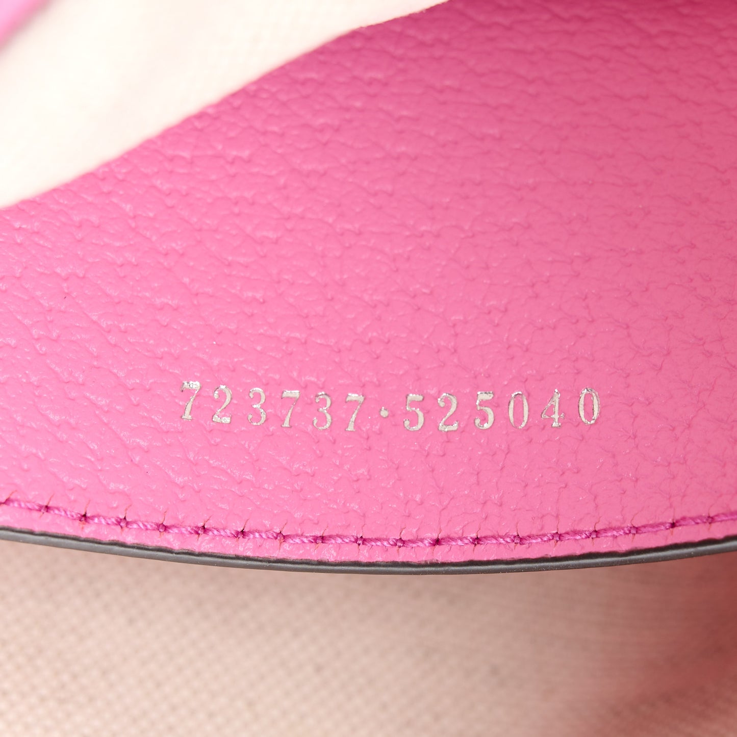 X PALACE GG Supreme Monogram Palace Textured Dollar Calfskin Shoulder Bag Pink Pale Rose Palace