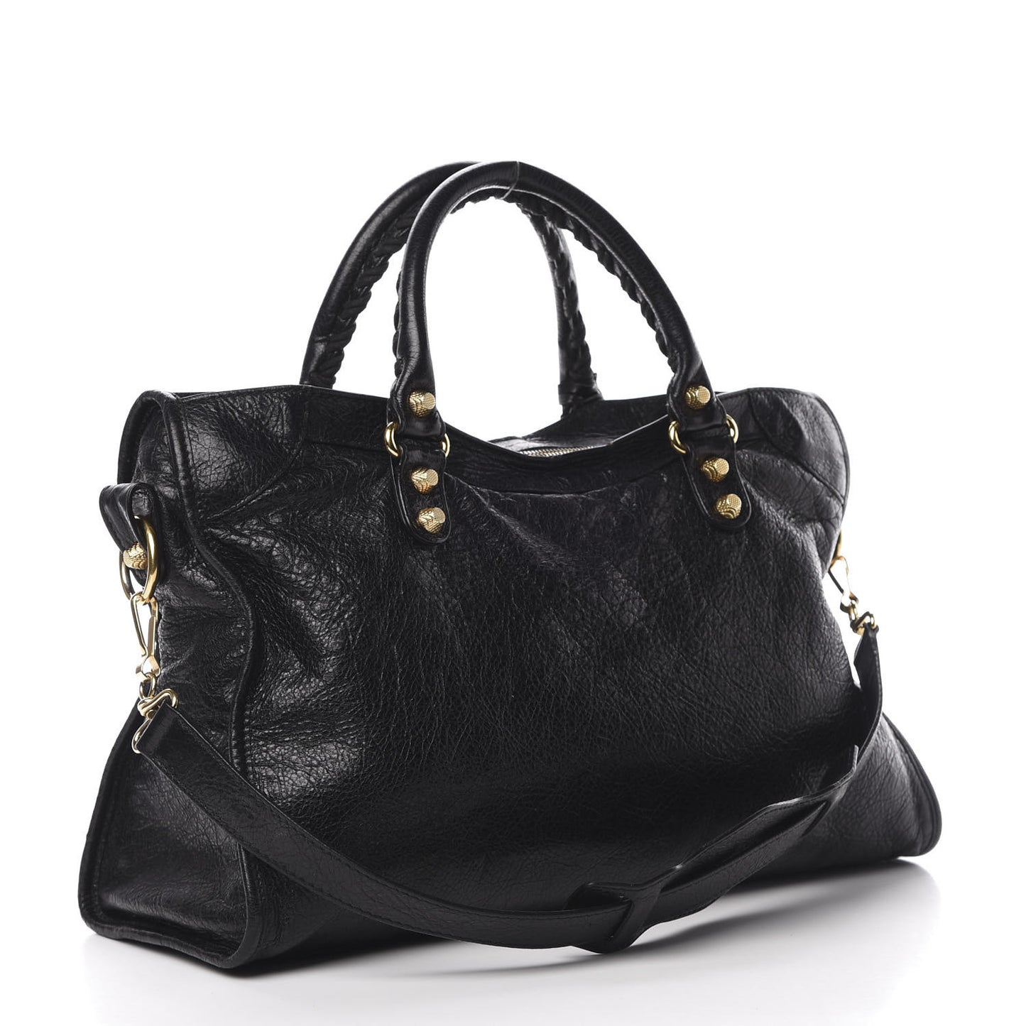 Agneau Giant 12 Gold Hardware City Black