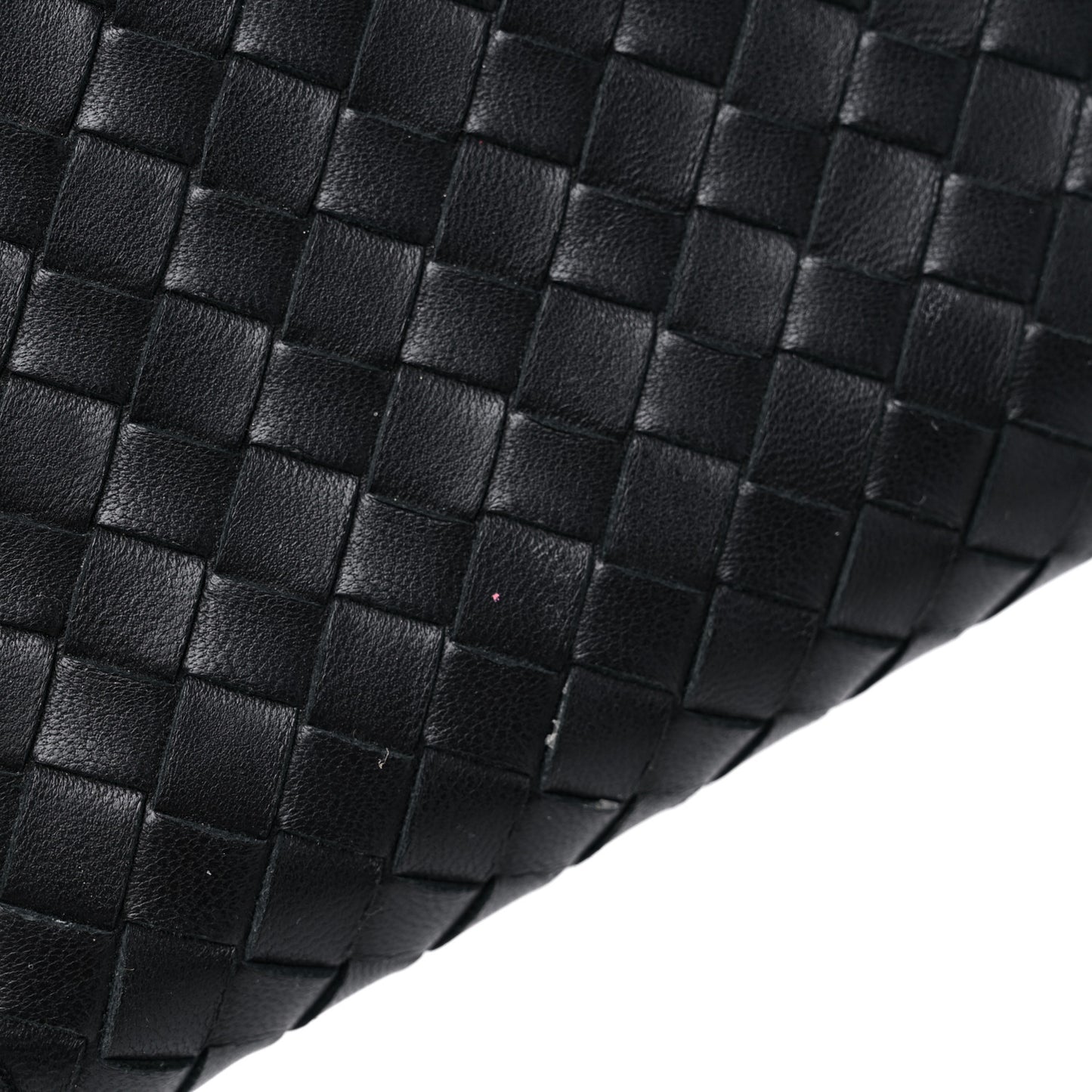 Nappa Intrecciato Zip Around Wallet Black
