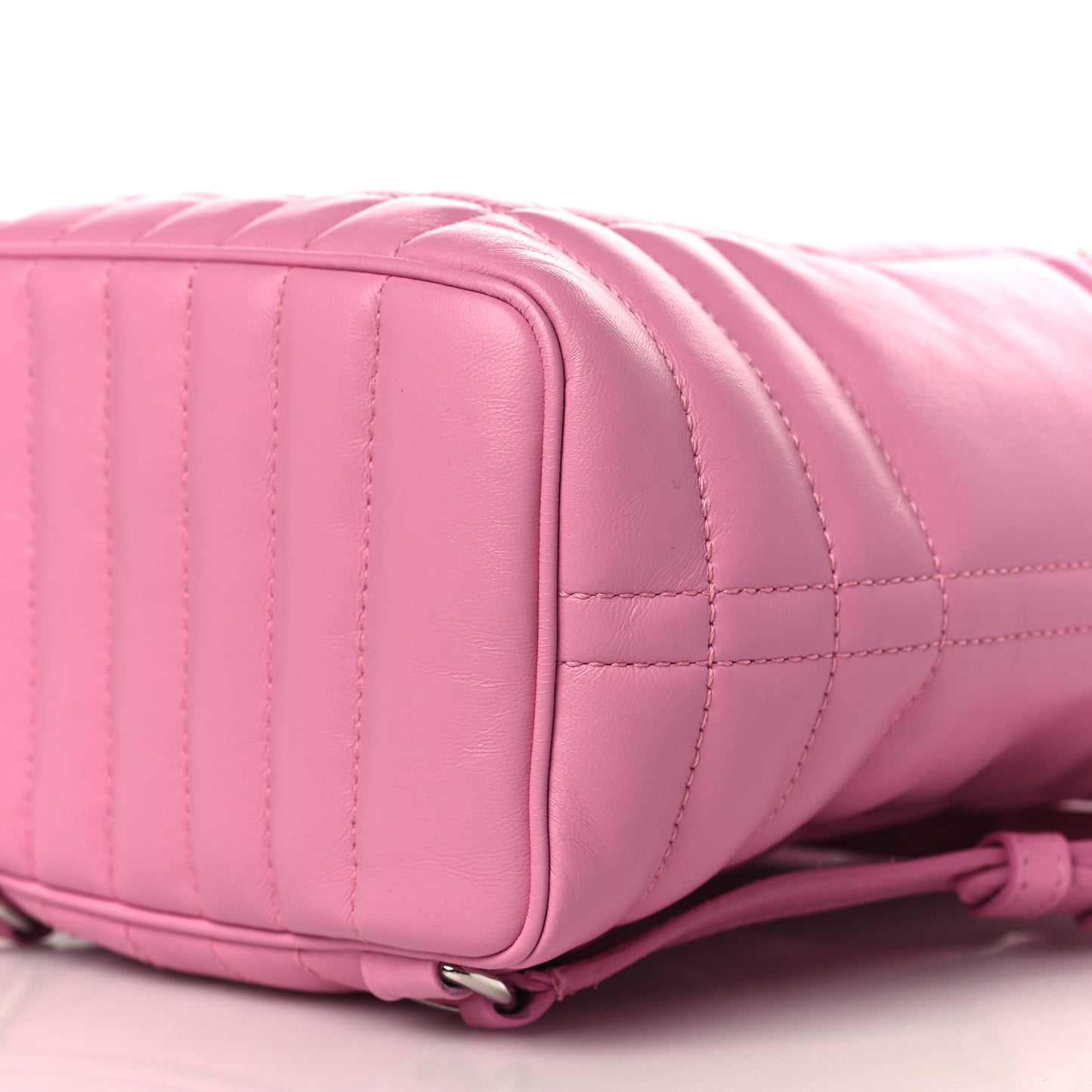 Lambskin Quilted Mini Lola Backpack Primrose Pink