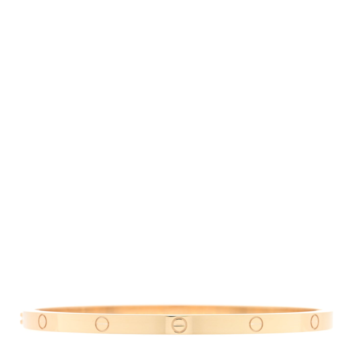 18K Yellow Gold Small LOVE Bracelet 17