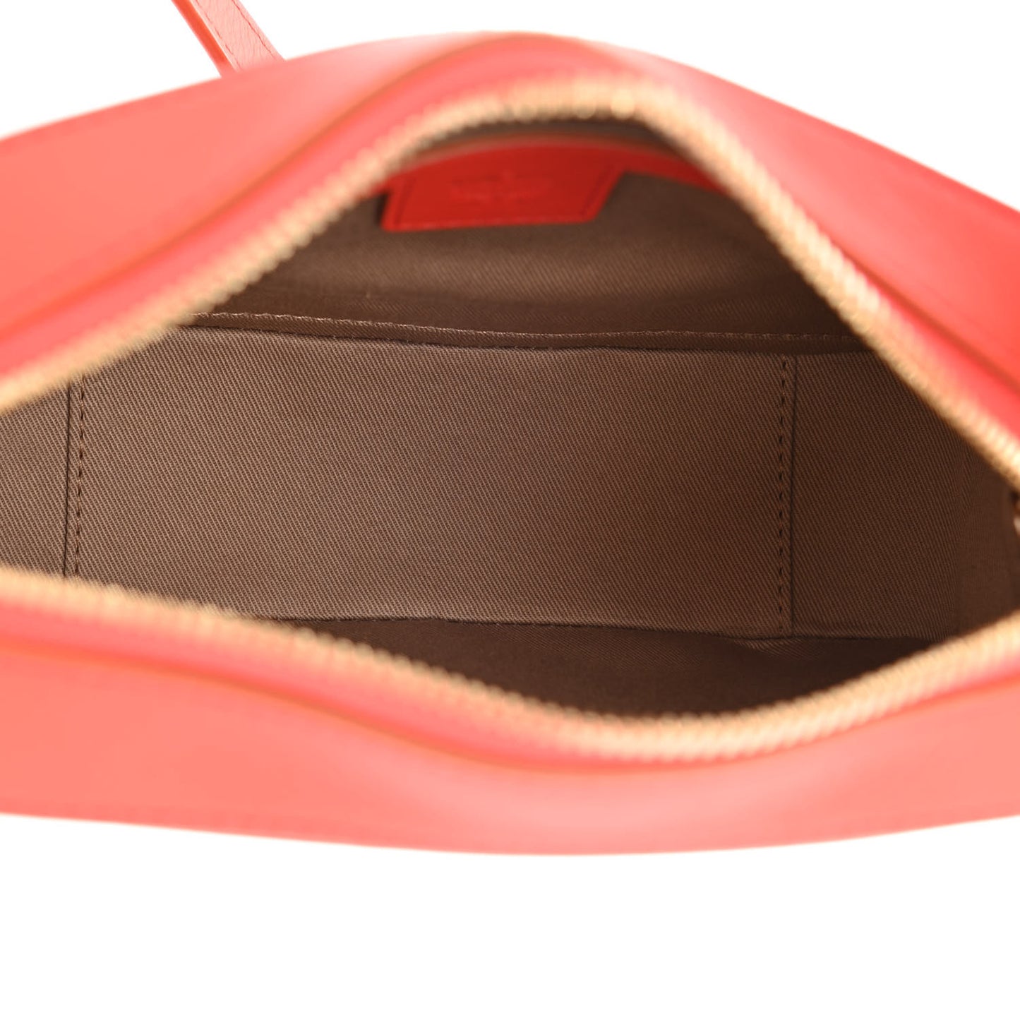 Calfskin Ottomar Monogram Klara Crossbody Bag Hot Coral