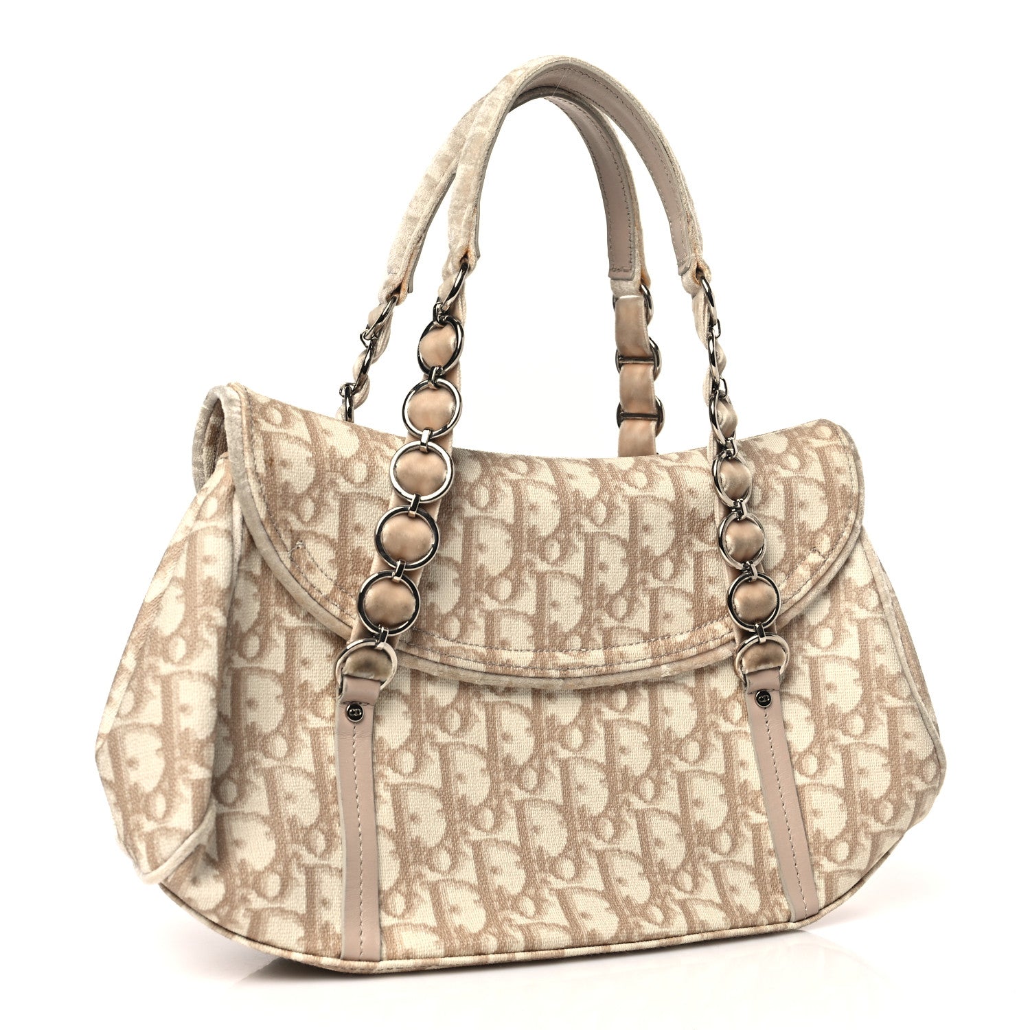 Christian Dior Monogram Romantique Trotter Bag Rose 3 of 12