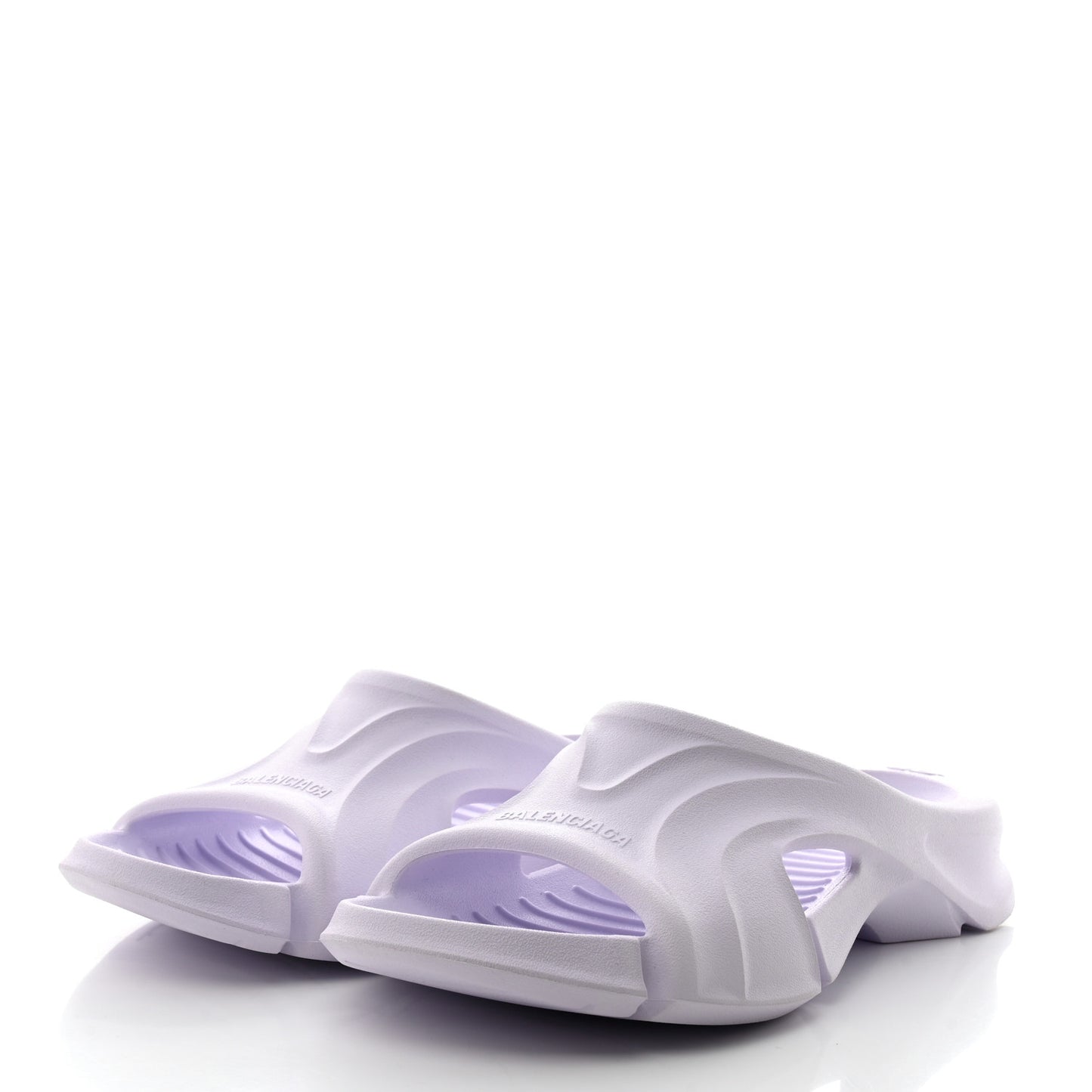 Rubber Mens Mold Slide Sandals 42 Lilac
