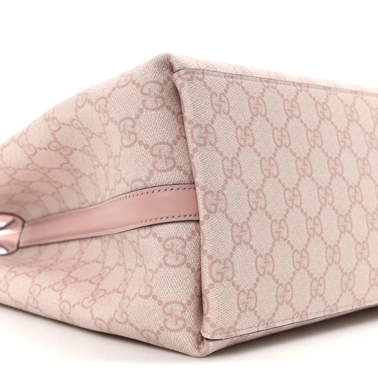 GG Supreme Monogram Emblem Large Tote Bag Light Pink