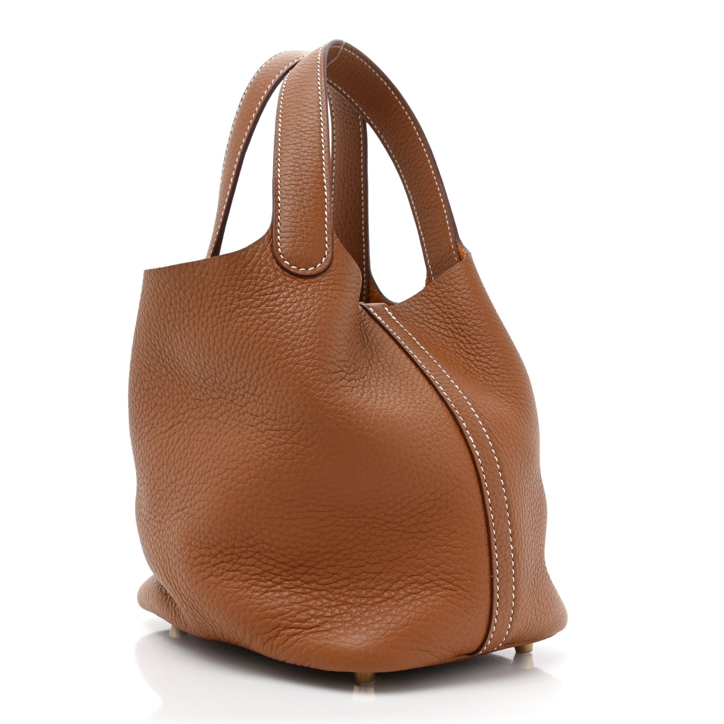 Taurillon Clemence Picotin Lock 18 PM Gold