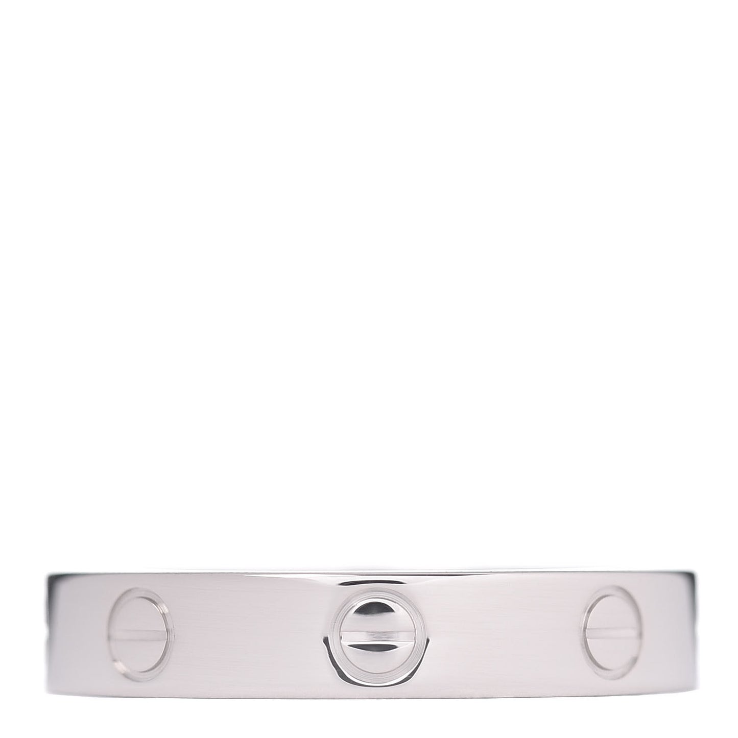 18K White Gold 3.5mm LOVE Wedding Band Ring 57 8