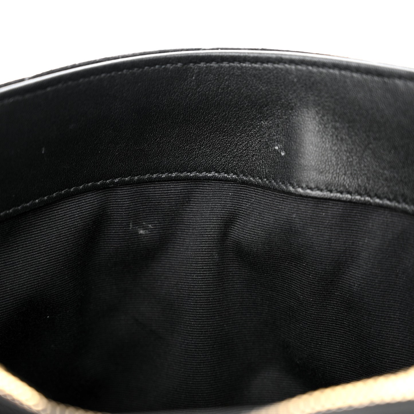 Suede Calfskin Y Quilted Monogram Small Loulou Chain Satchel Black