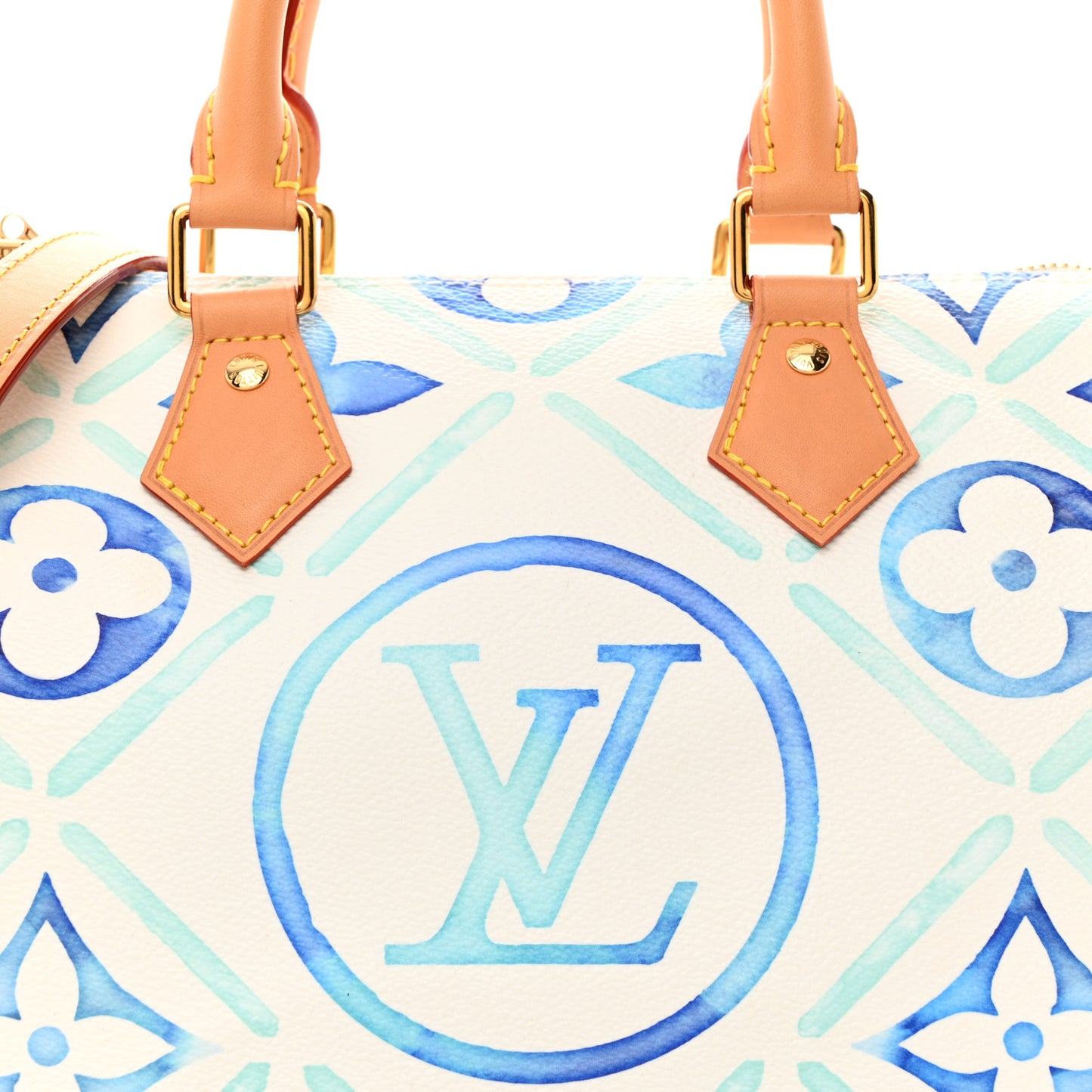 Monogram Tiles By The Pool Speedy Bandouliere 25 Lagoon Blue