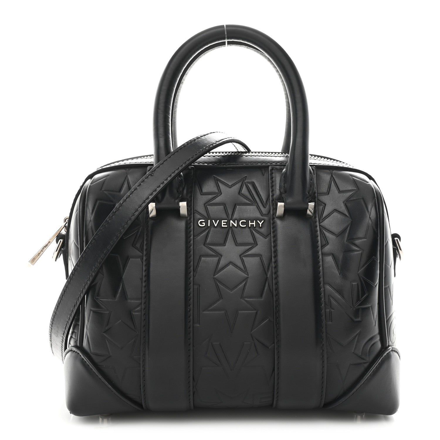 Givenchy Calfskin Star Embossed Micro Lucrezia Black 1806612