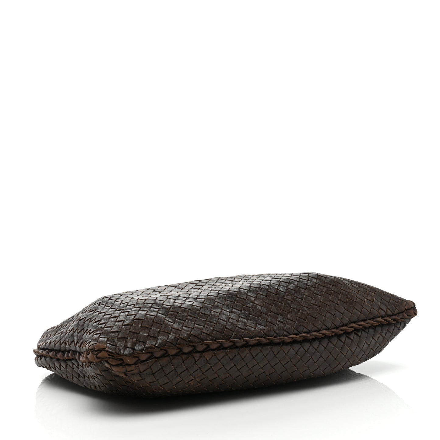 Nappa Intrecciato Large Veneta Hobo Ebano