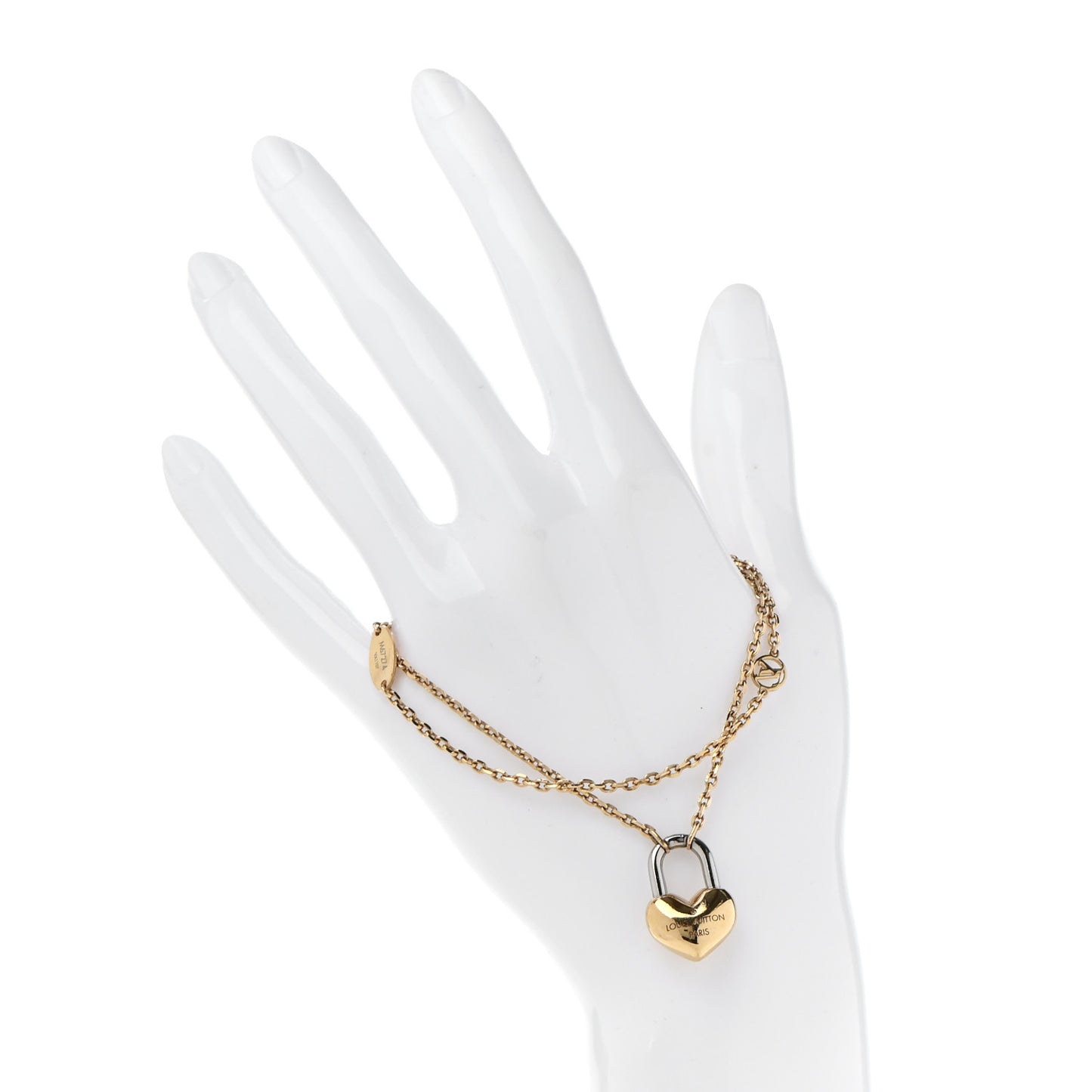LV Crazy In Lock Bracelet Gold Silver