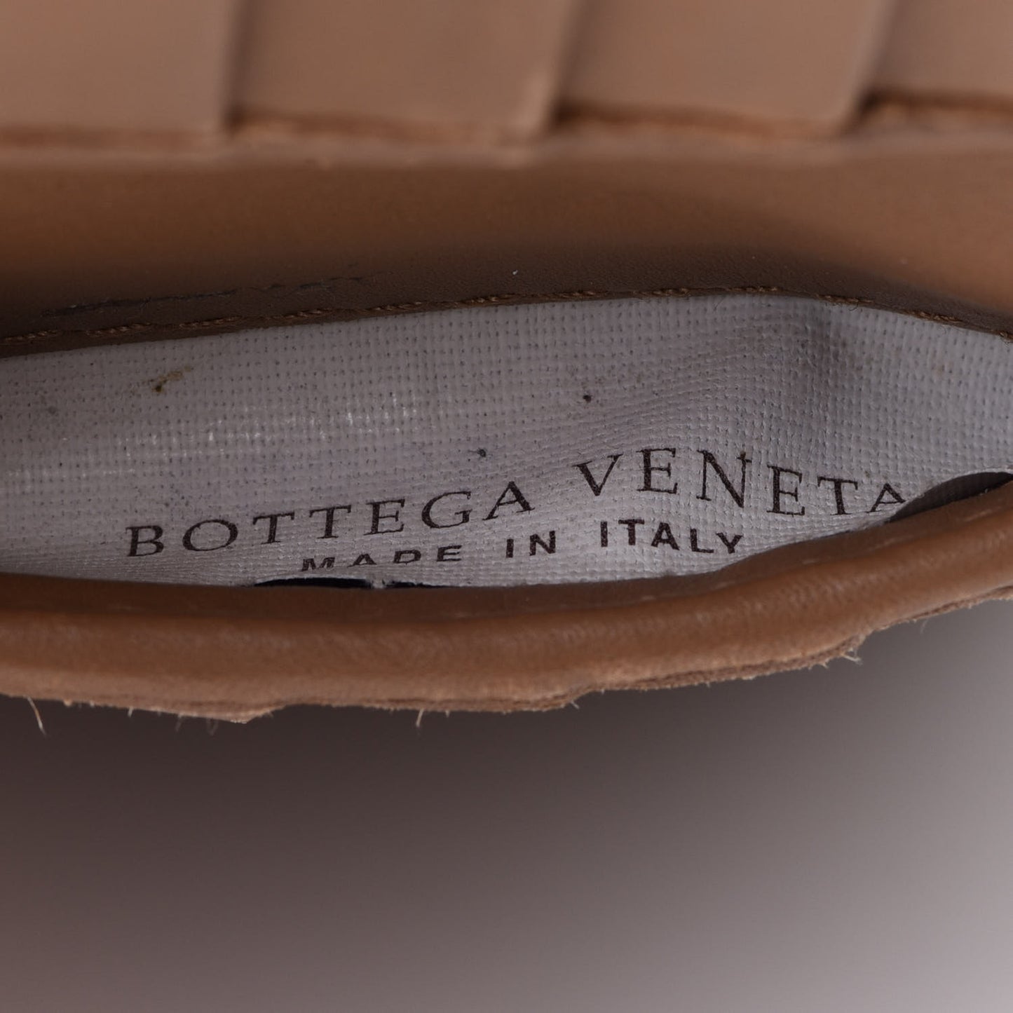 Nappa Intrecciato Bi-Fold Wallet Noce