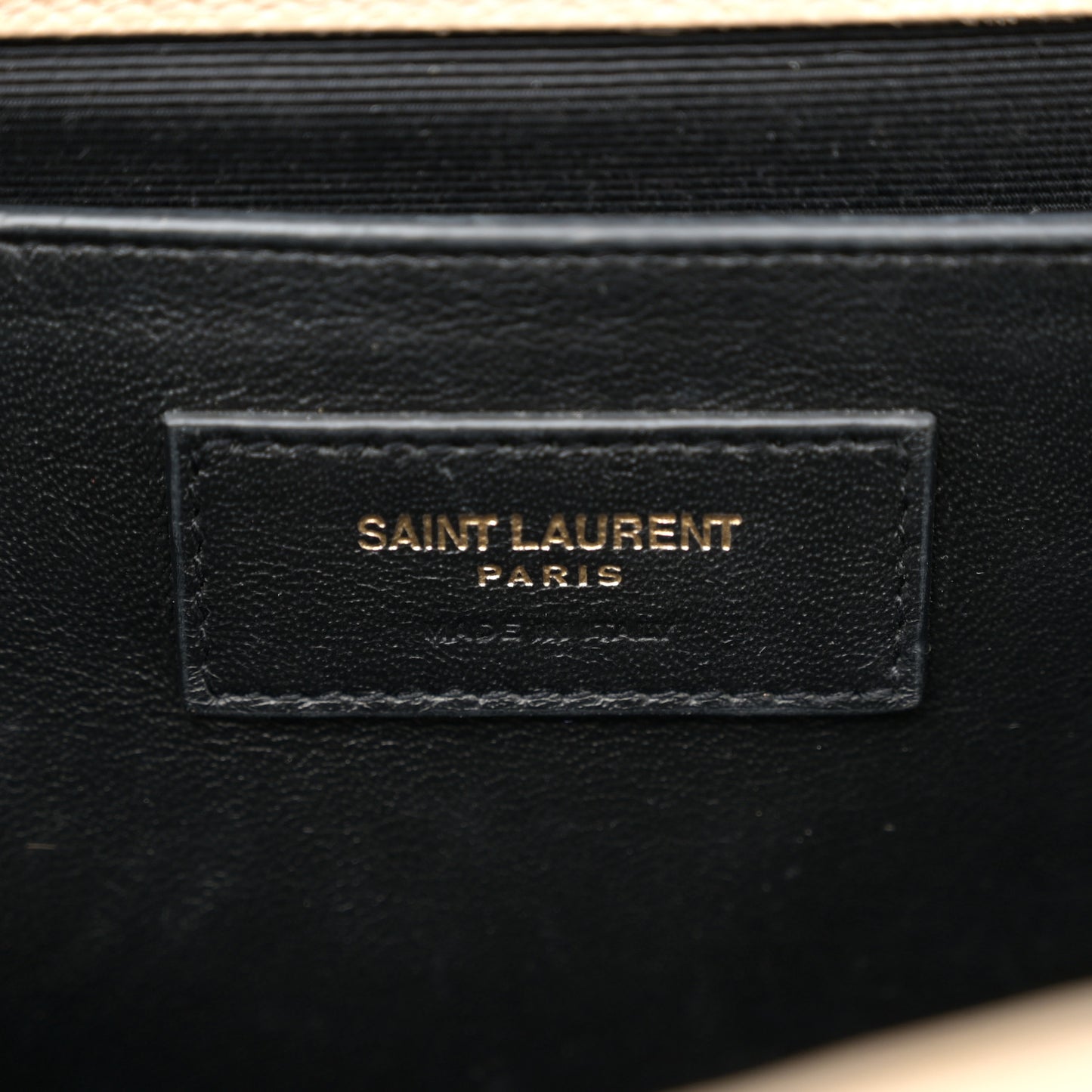 Grain De Poudre Textured Mixed Matelasse Medium Triquilt Monogram Satchel Dark Beige