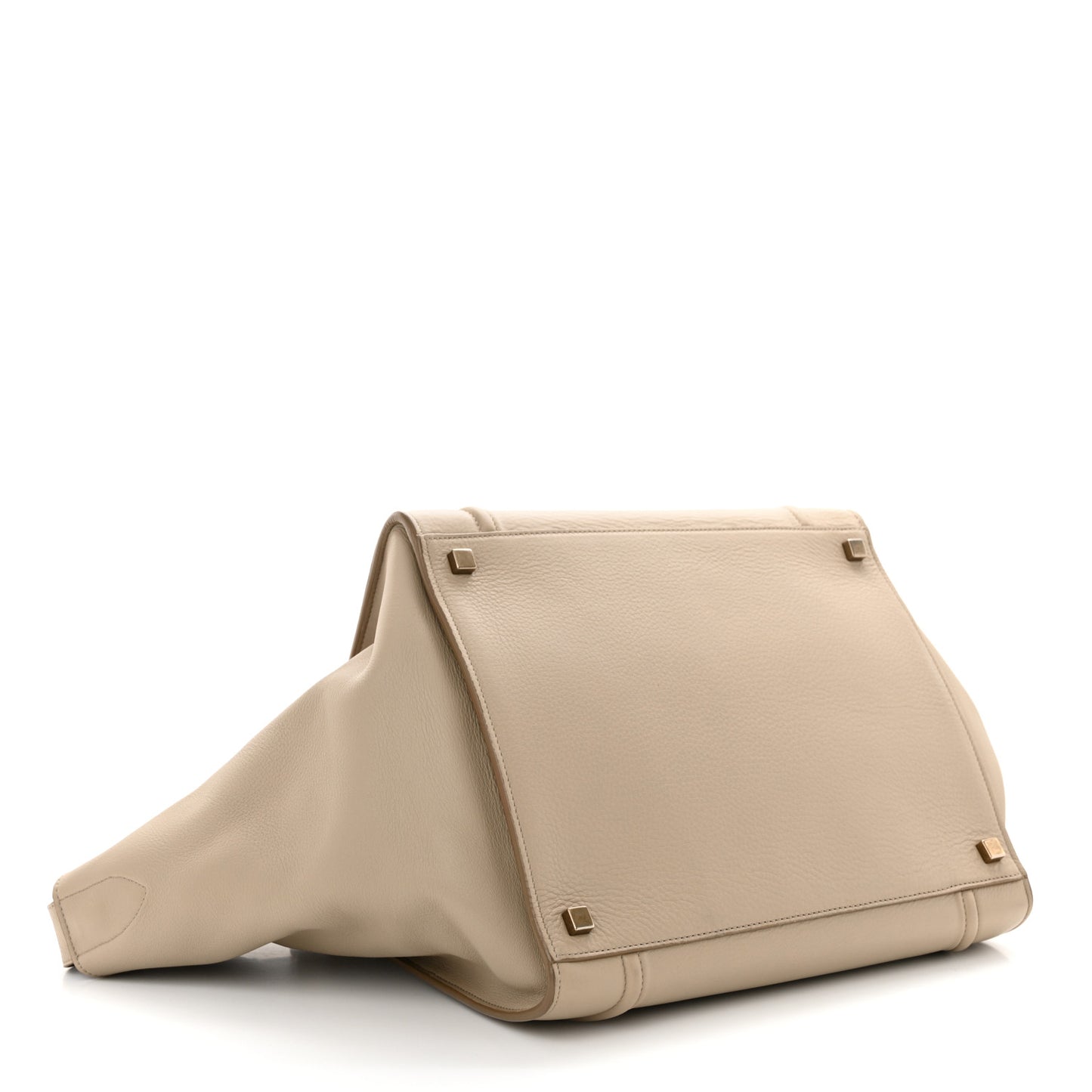 Smooth Calfskin Medium Phantom Luggage Taupe