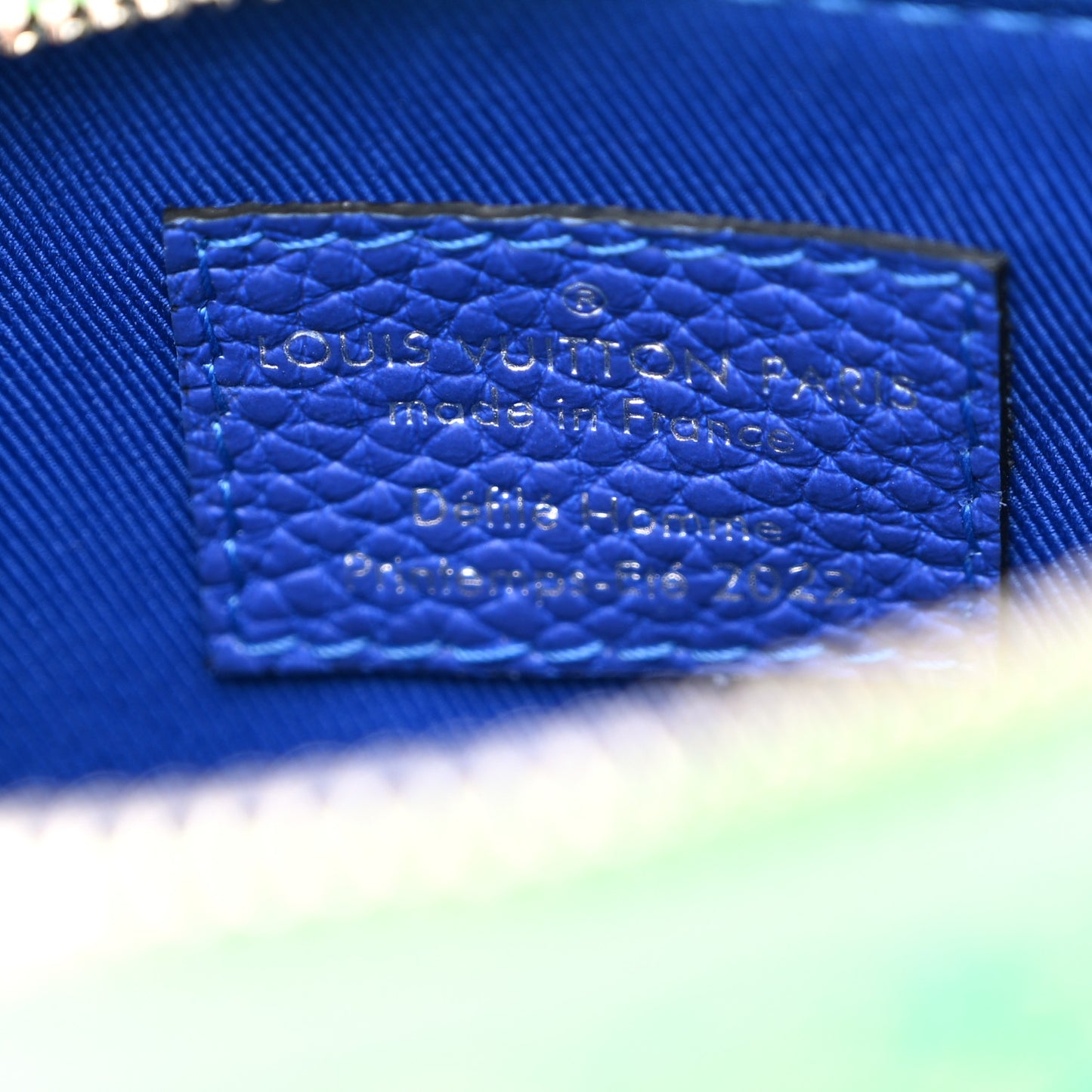 Taurillon Illusion Keepall XS Bleu Vert