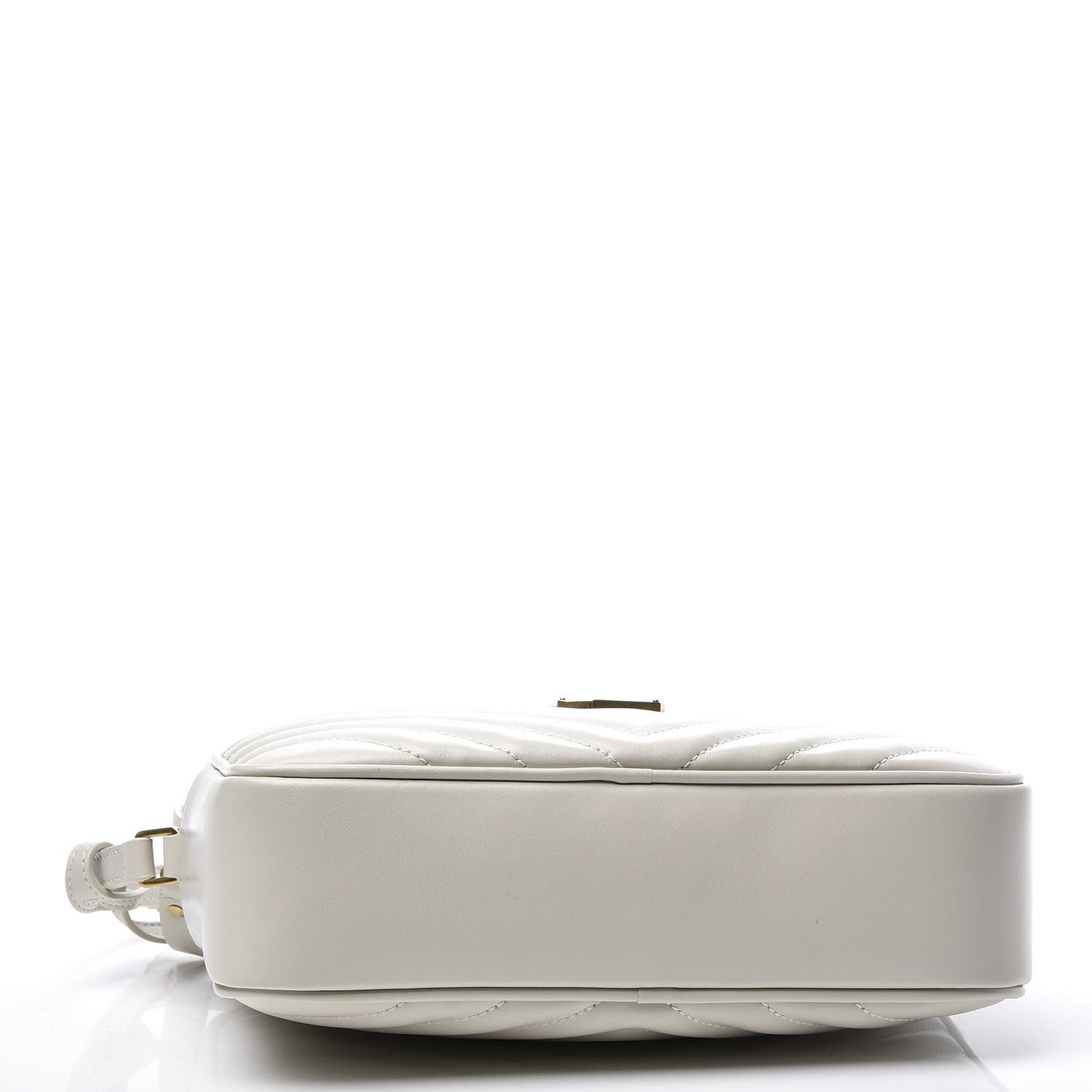 Calfskin Matelasse Monogram Lou Camera Bag Crema Soft