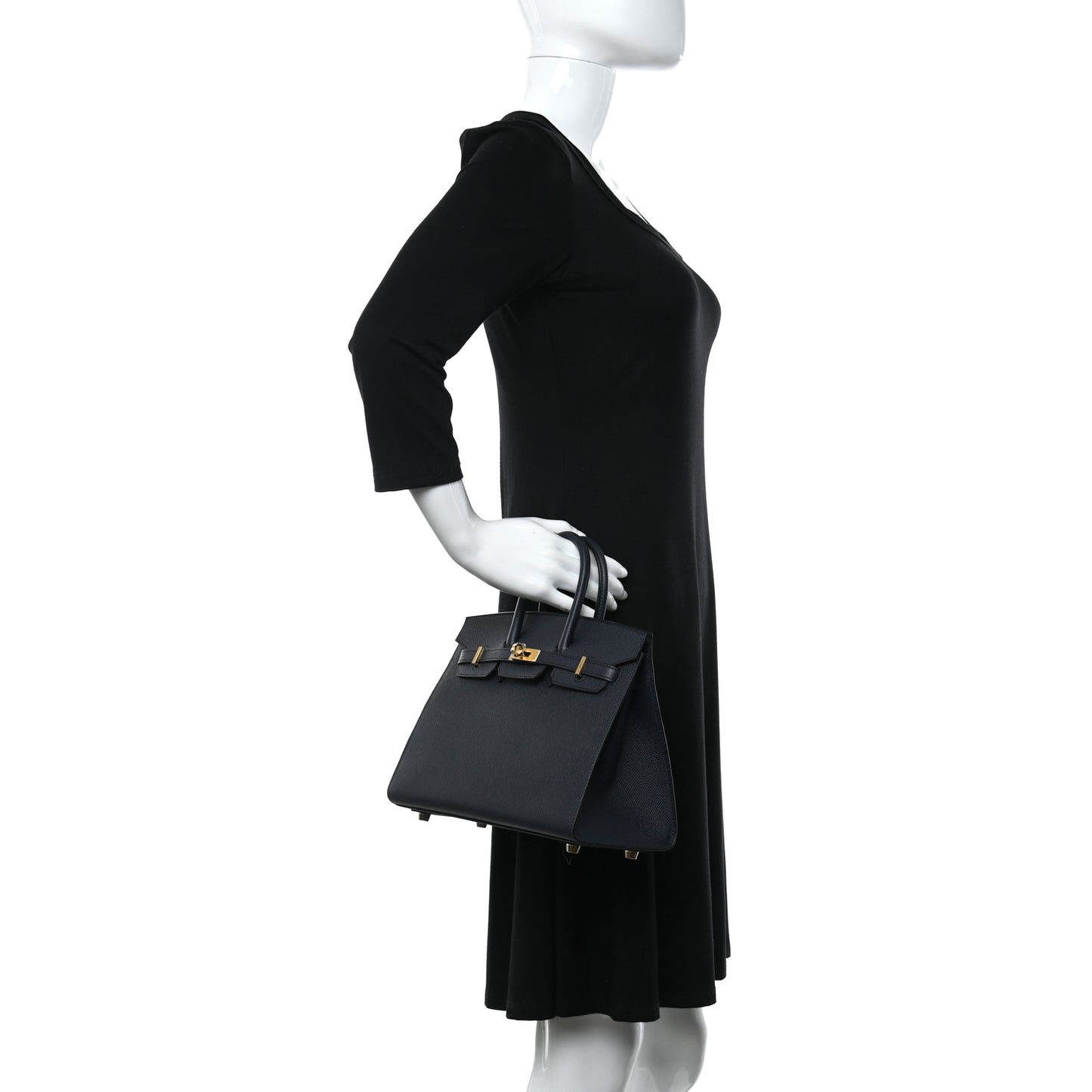 Epsom Birkin Sellier 25 Bleu Indigo