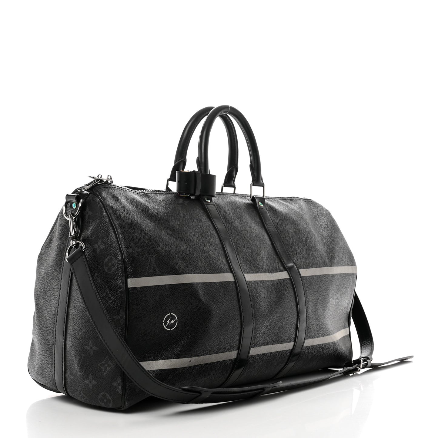 X FUJIWARA Monogram Eclipse Flash Fragment Keepall Bandouliere 45