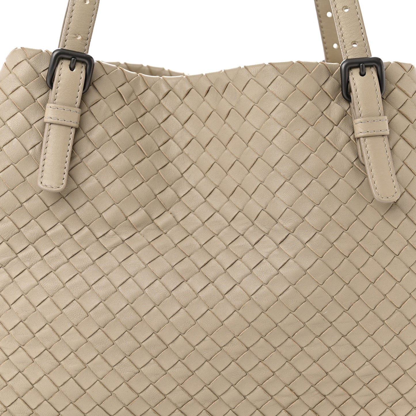 Nappa Intrecciato Medium Seamless Tote Mink