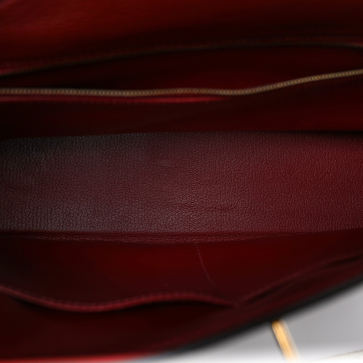 Hermes Taurillon Clemence Kelly Retourne 32 Rouge H 5 of 14