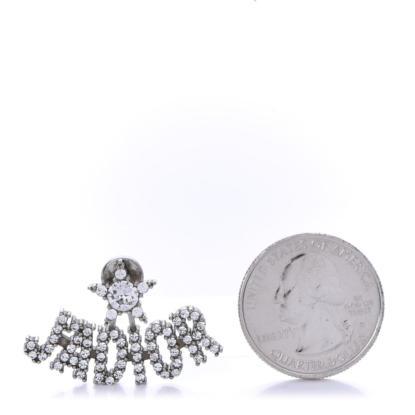 Palladium Crystal J'adior Earring