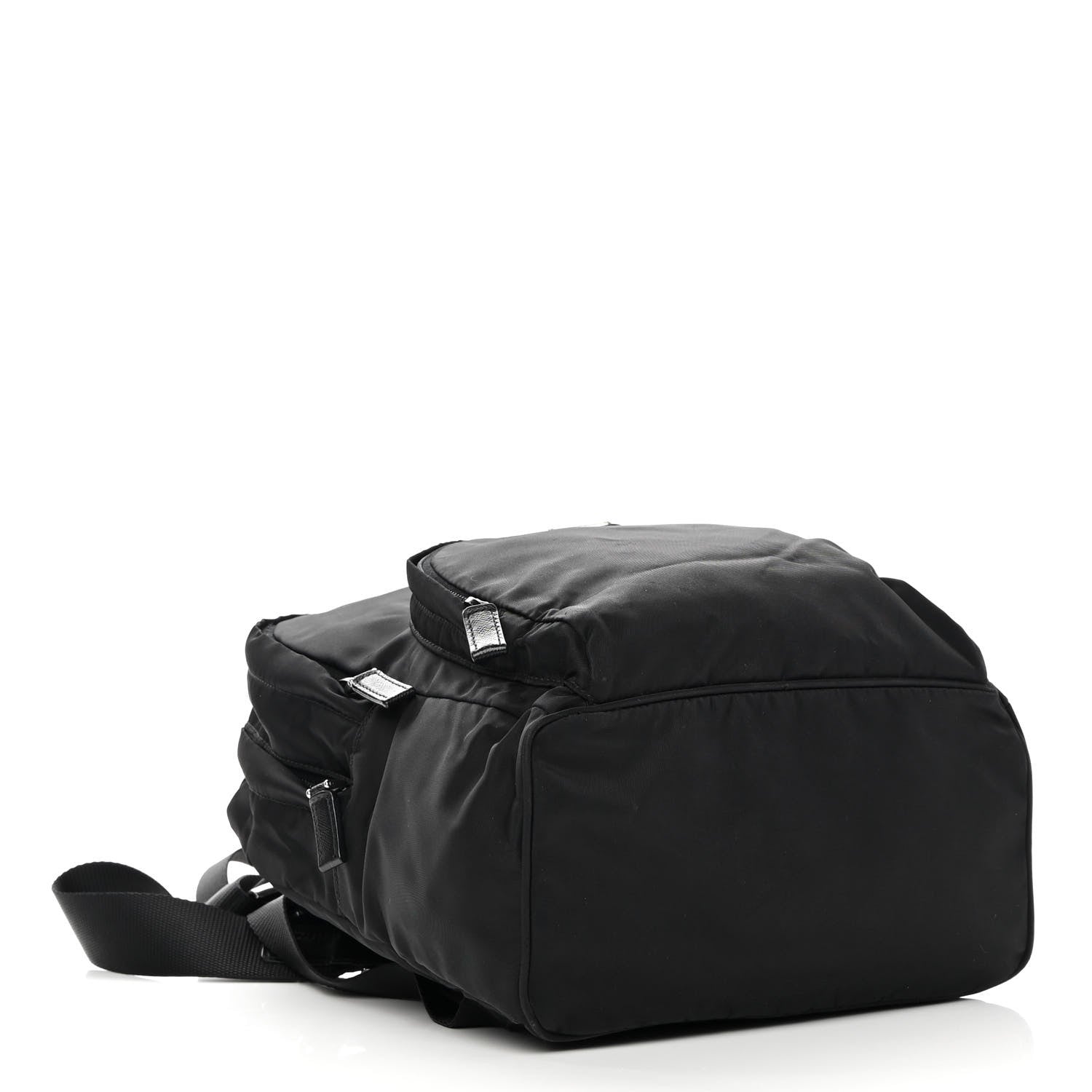 Prada Tessuto Nylon Medium Dome Backpack Black 4 of 15