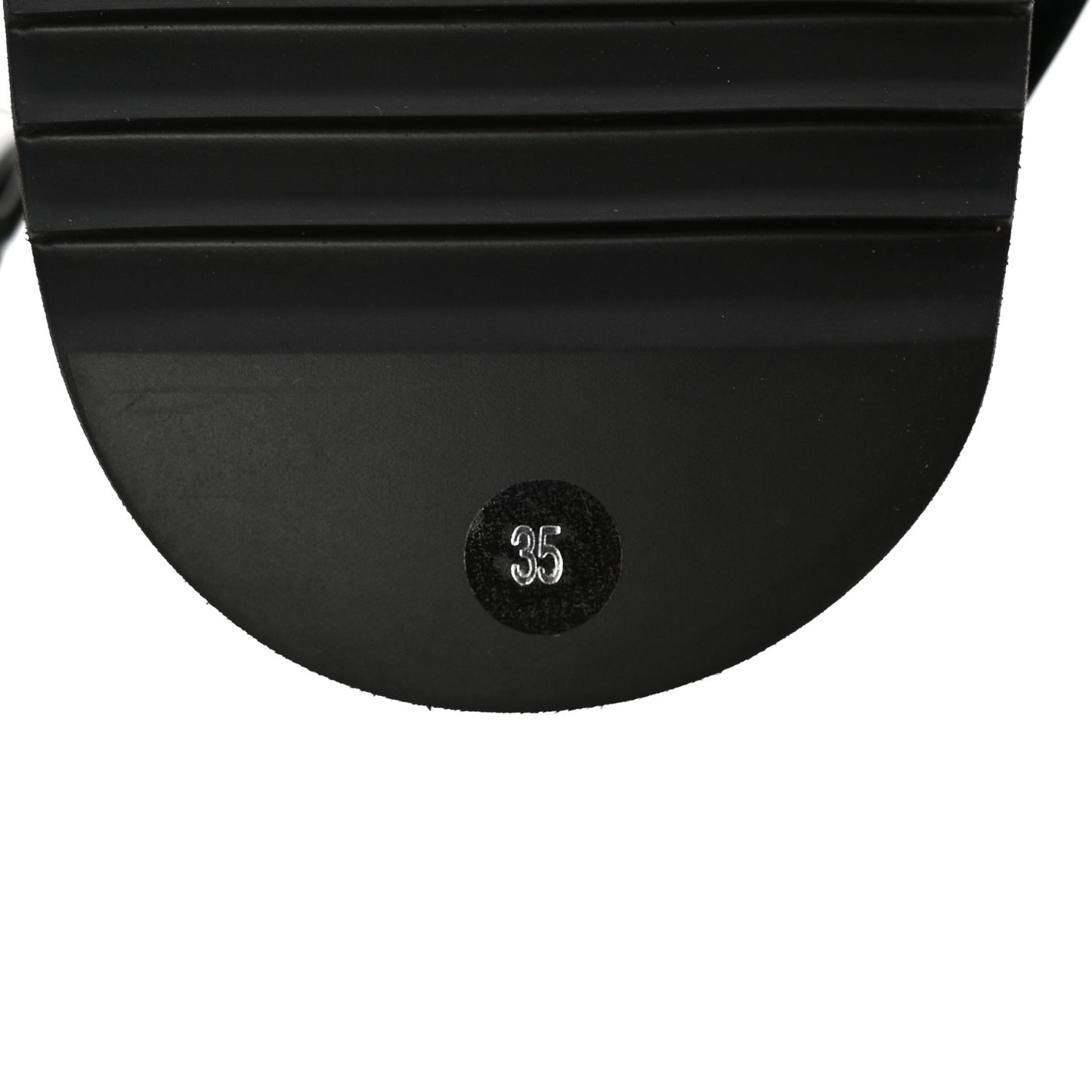 Rubber Mini Double G Womens Isla Dad Sandals 35 Black