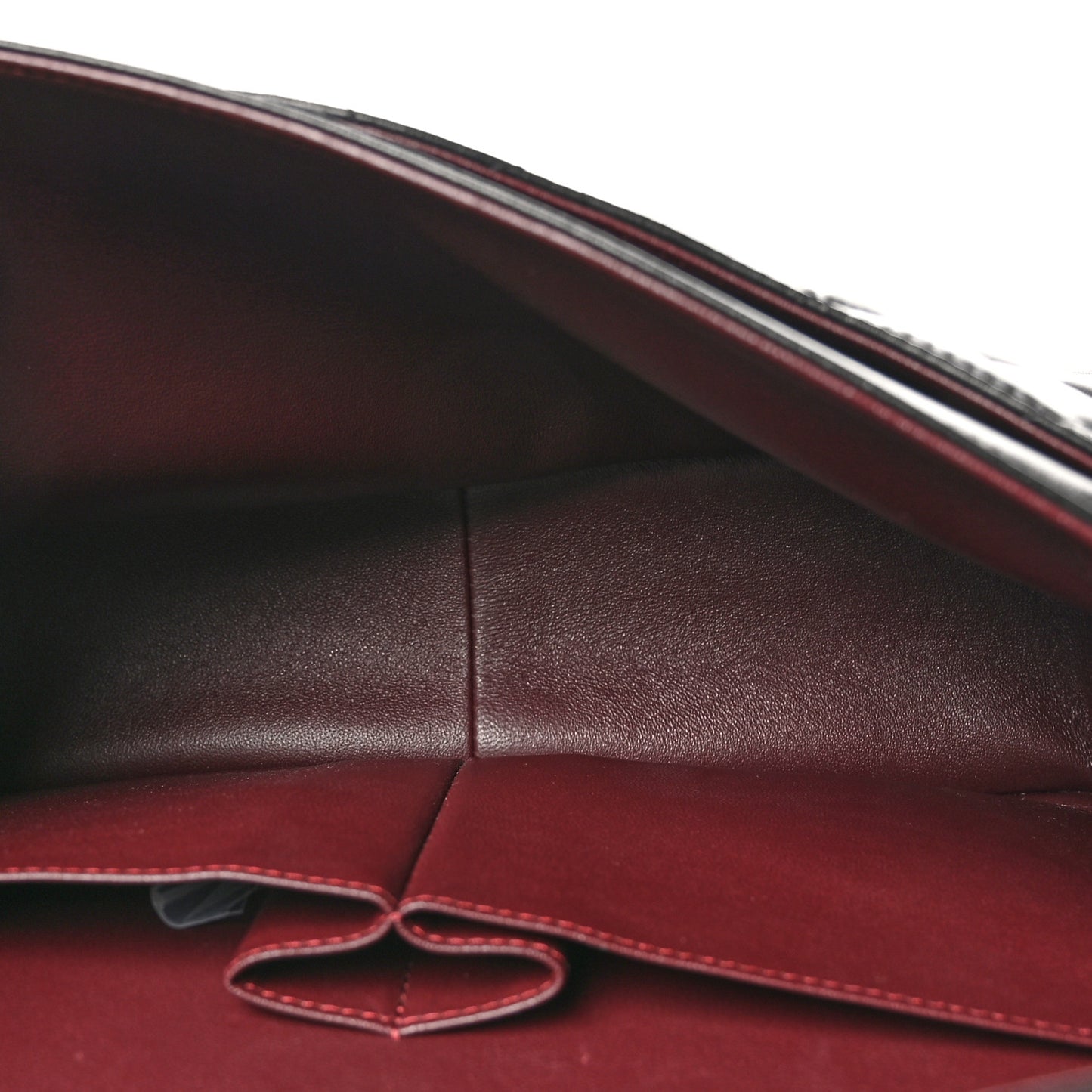 Lambskin Quilted Jumbo Double Flap Black