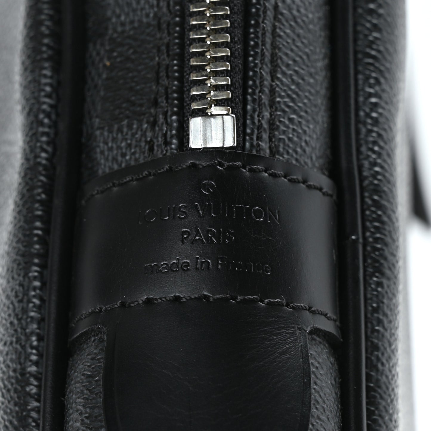 Damier Graphite Porte-Documents Voyage