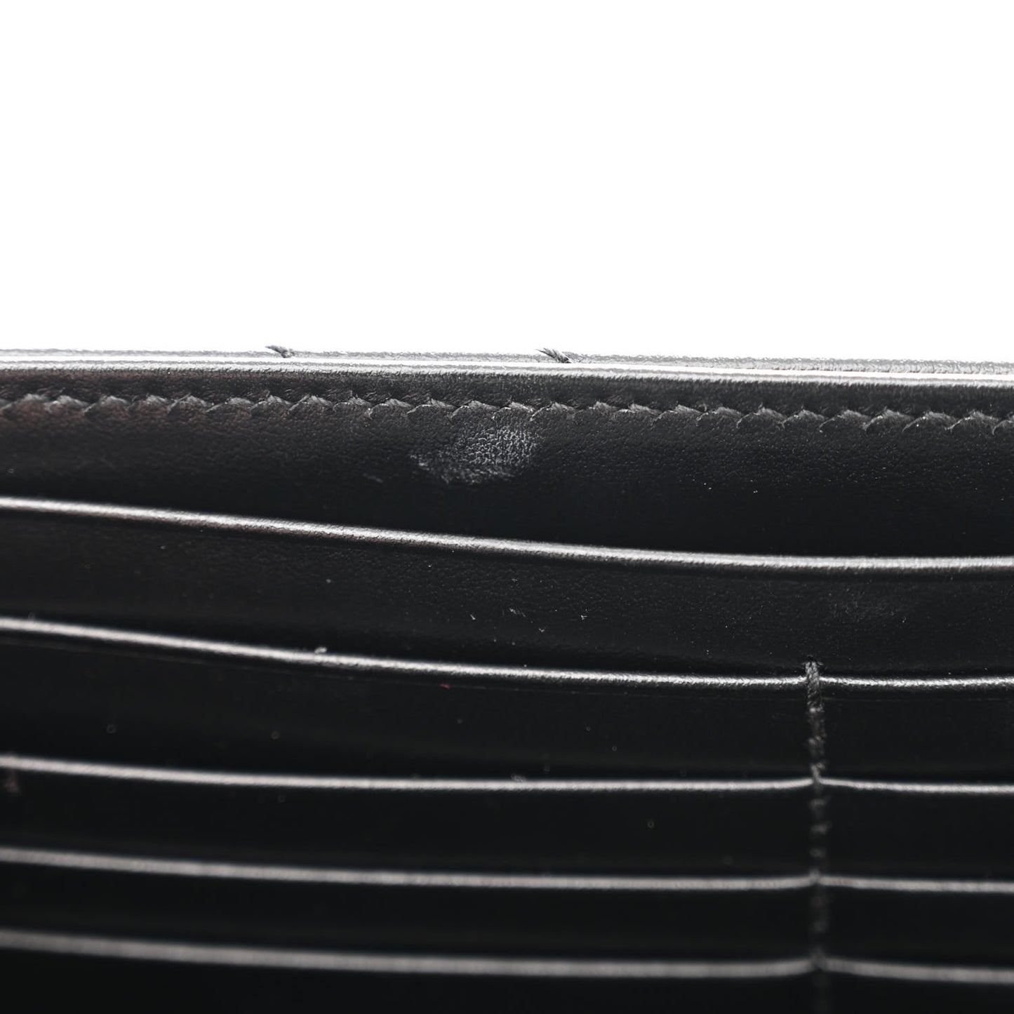 Calfskin Matelasse GG Marmont Chain Wallet Black
