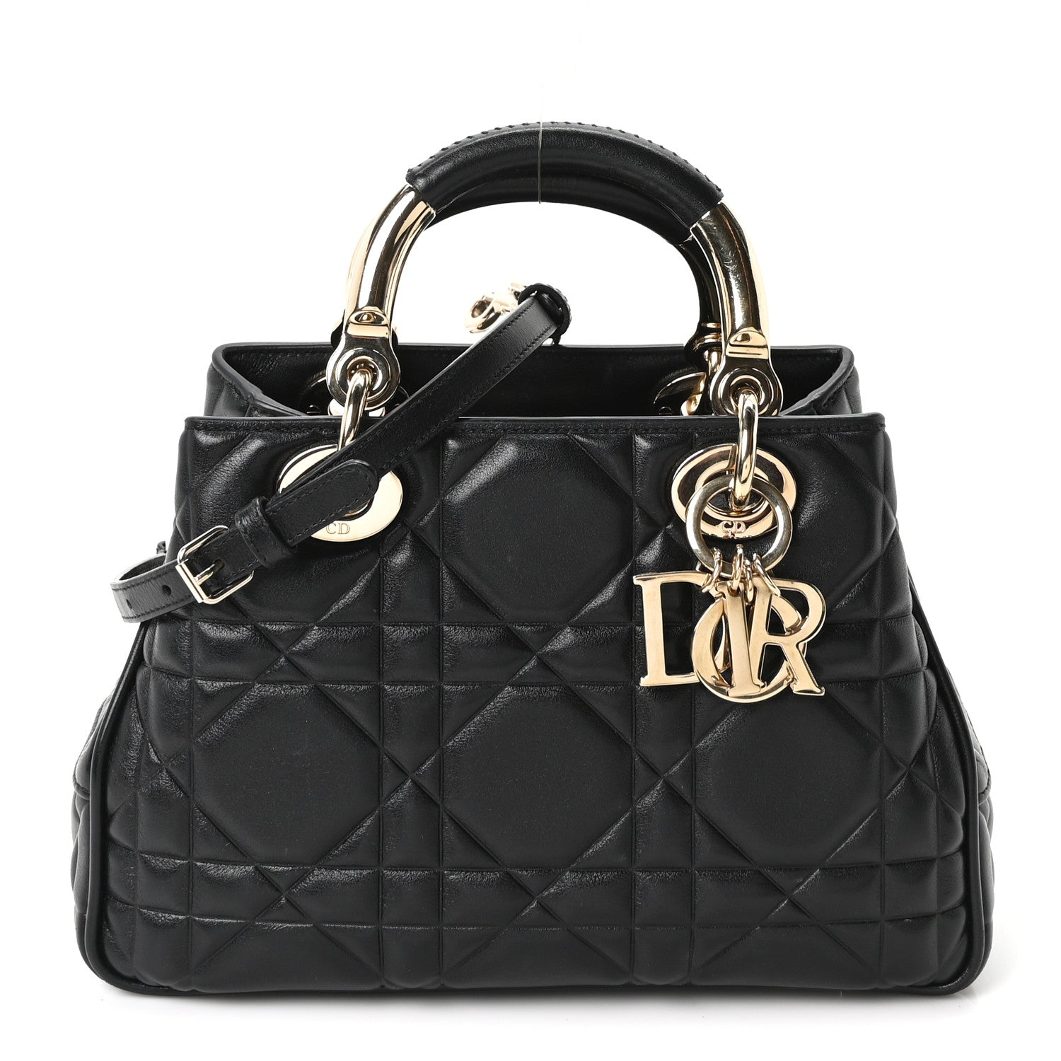 Christian Dior Calfskin Cannage Small The Lady 95.22 Black 1876625