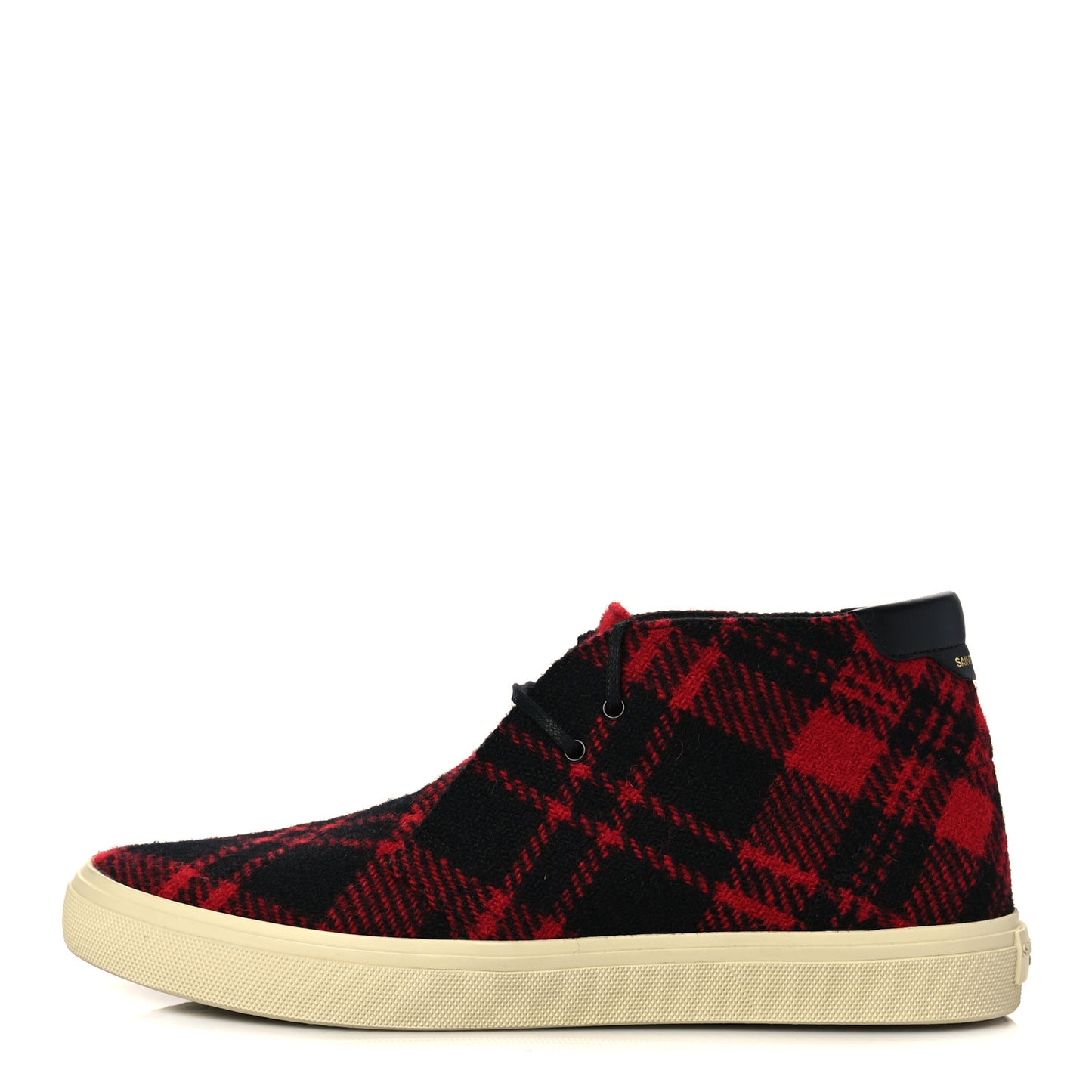 Tweed Ace Mid Top Sneakers 41 Red