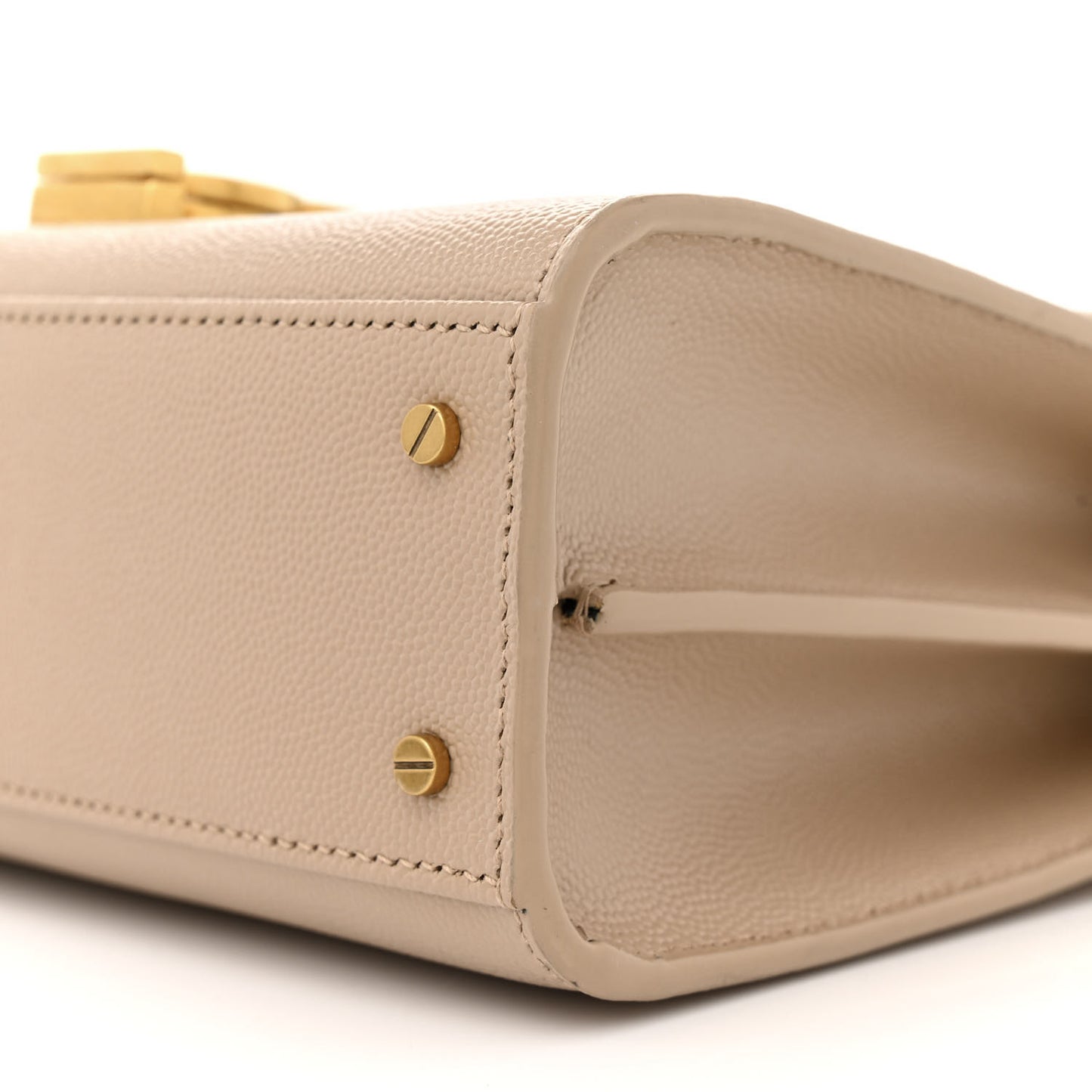Grain de Poudre Mini Classic Monogram Cassandra Top Handle Beige
