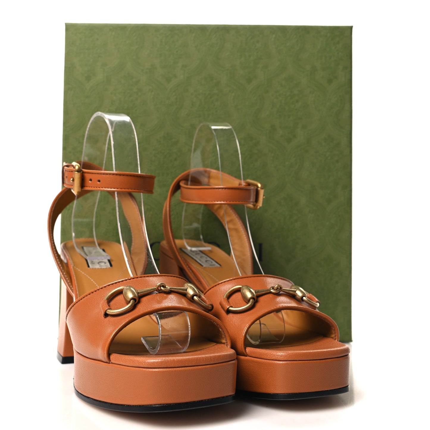 Quentin Granada Kid Horsebit 25/60mm Platform Sandals 38 Harness Brown