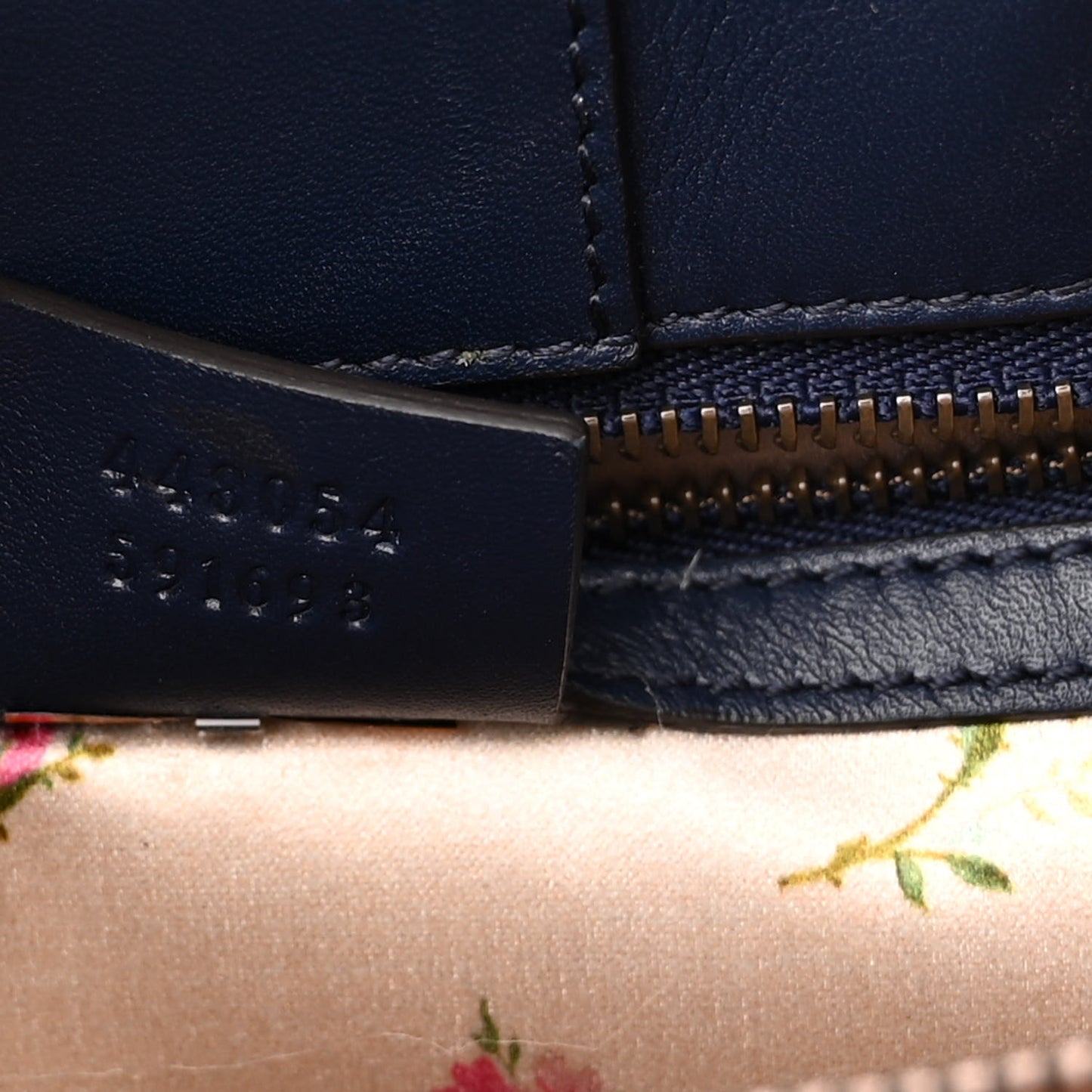 Denim Matelasse Small Pearly GG Marmont Tote Blue