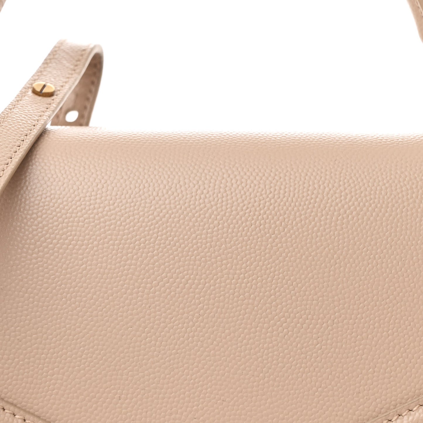 Grain de Poudre Medium Classic Monogram Cassandra Top Handle Dark Beige
