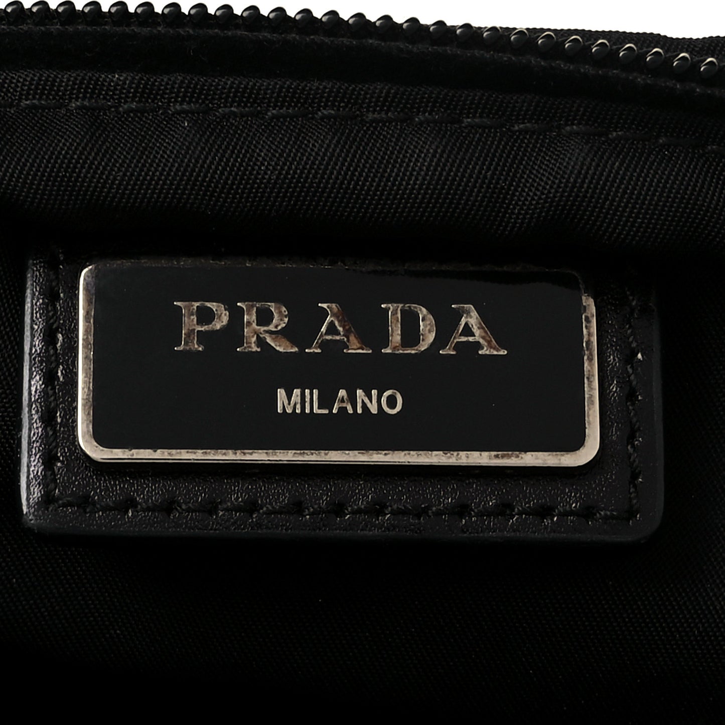 Nylon Vela Messenger Bag Black