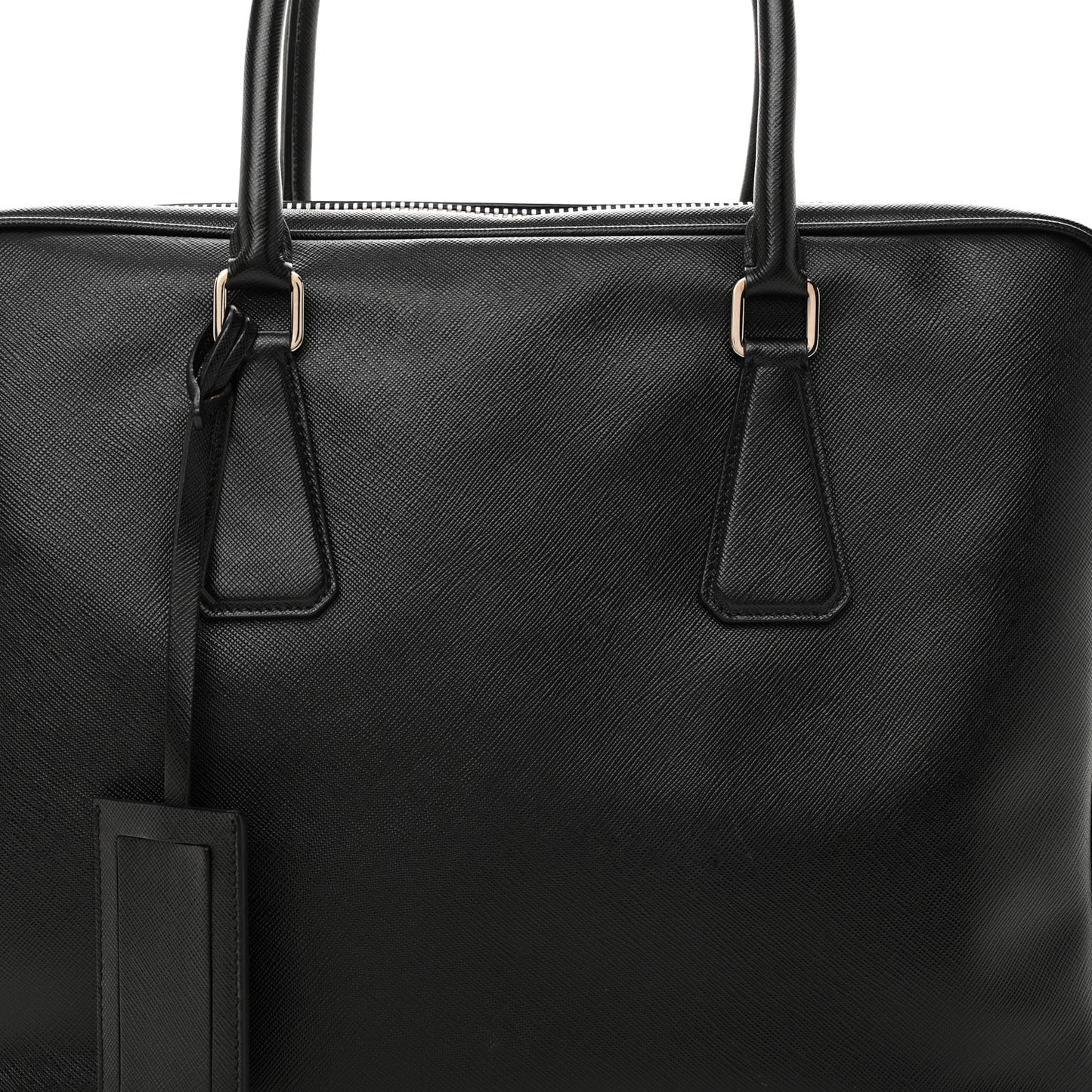 Saffiano Travel Briefcase Black