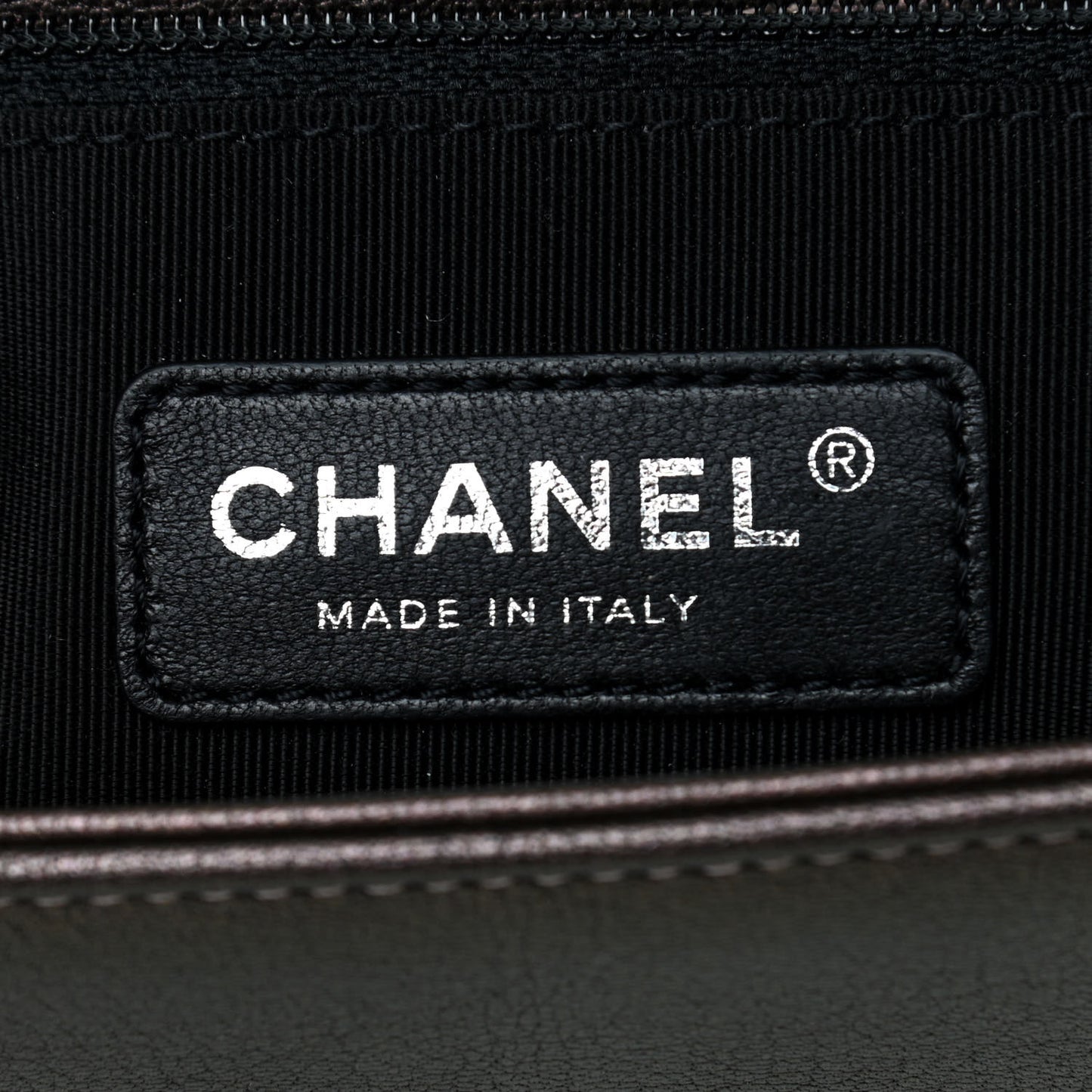 Iridescent Goatskin Quilted New Medium Boy Flap Dark Gold