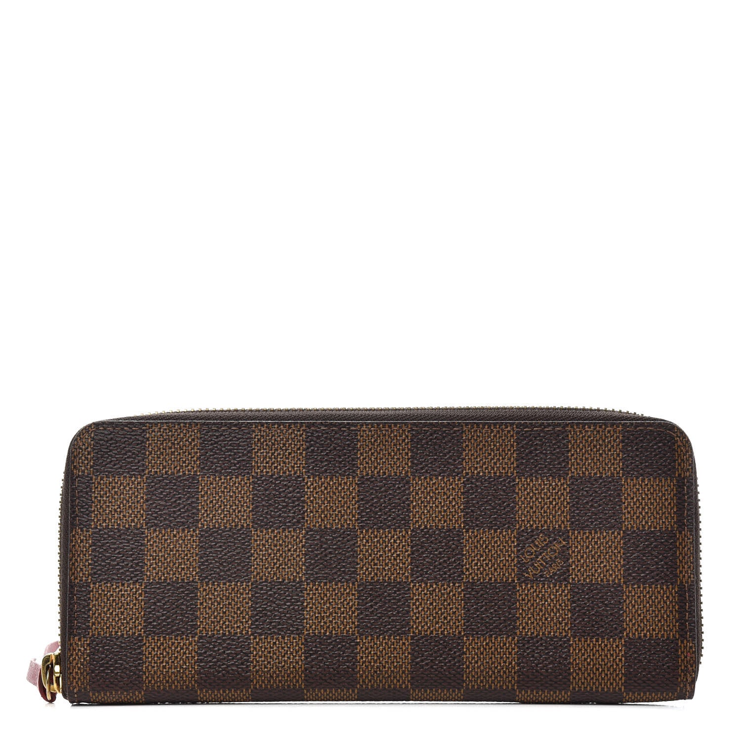 Louis Vuitton Damier Ebene Clemence Wallet Cherry 1 of 6