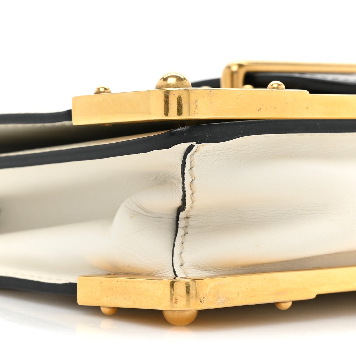 City Calf Saffiano Cahier Bag Talco Black