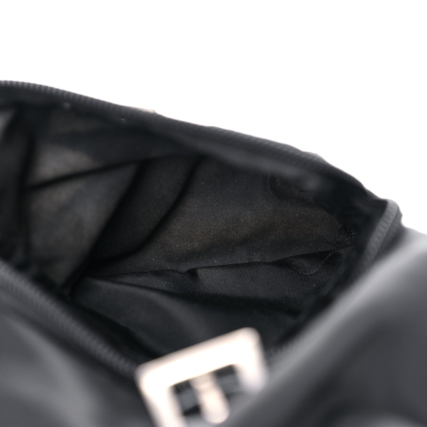 Nylon Vela Mini Cinch Backpack Black