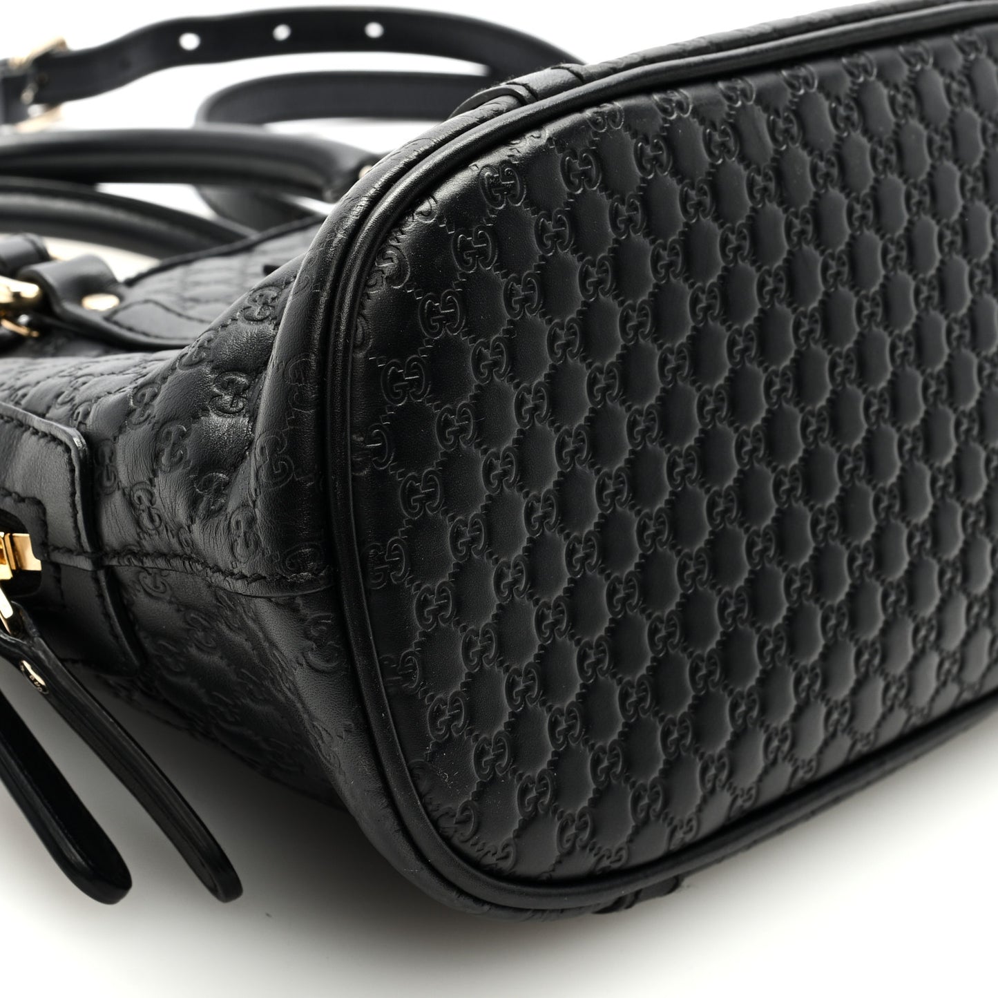 Microguccissima Mini Dome Bag Black