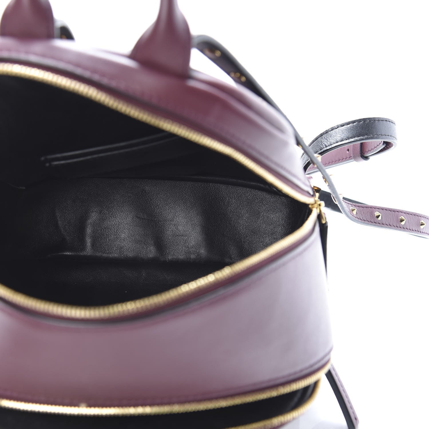 MCM Calfskin Mini Duchess Polke Studs Backpack Mystic Purple 5 of 14