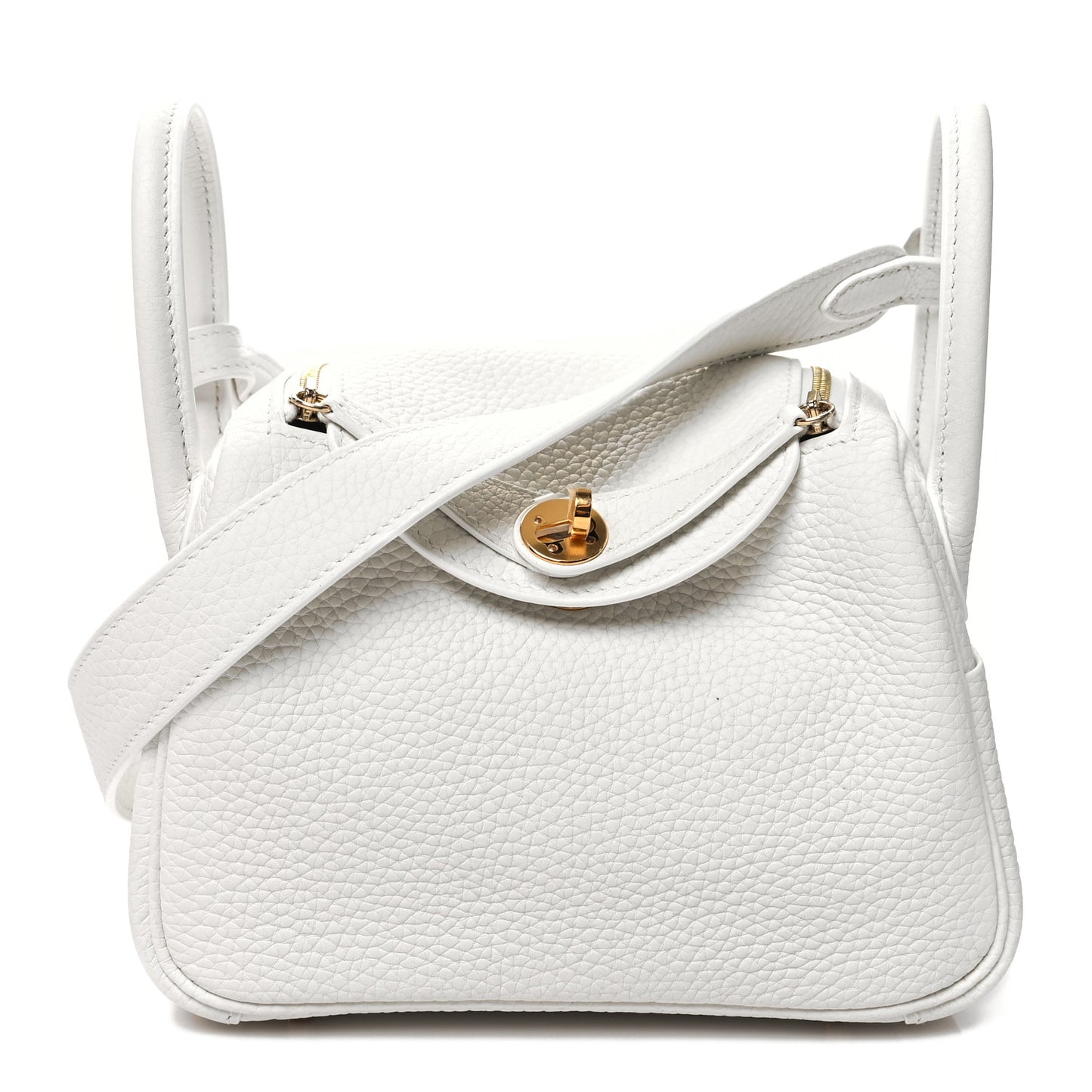 Taurillon Clemence Mini Lindy 20 New White