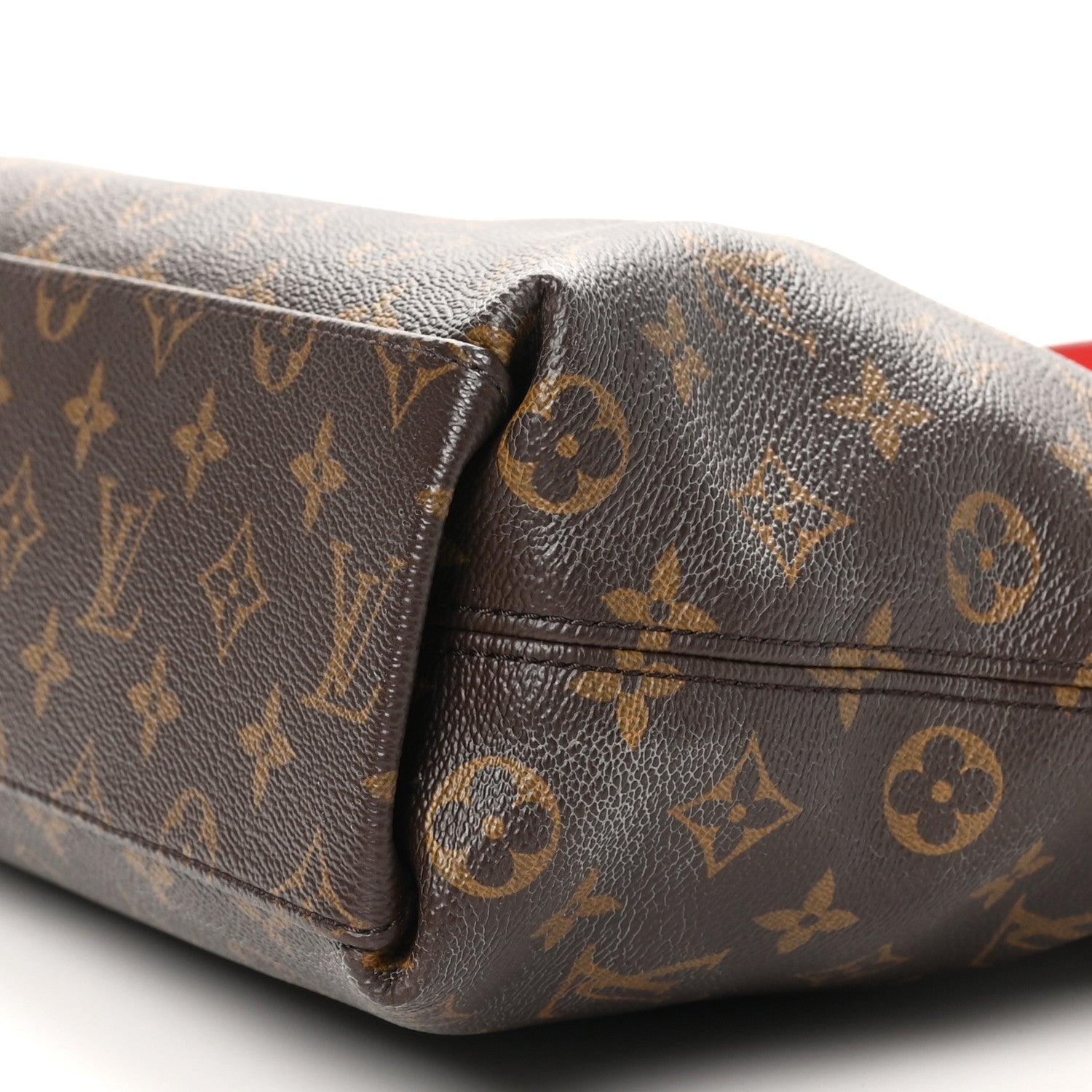 Louis Vuitton Monogram Tuileries Besace Caramel Rouge 9 of 13